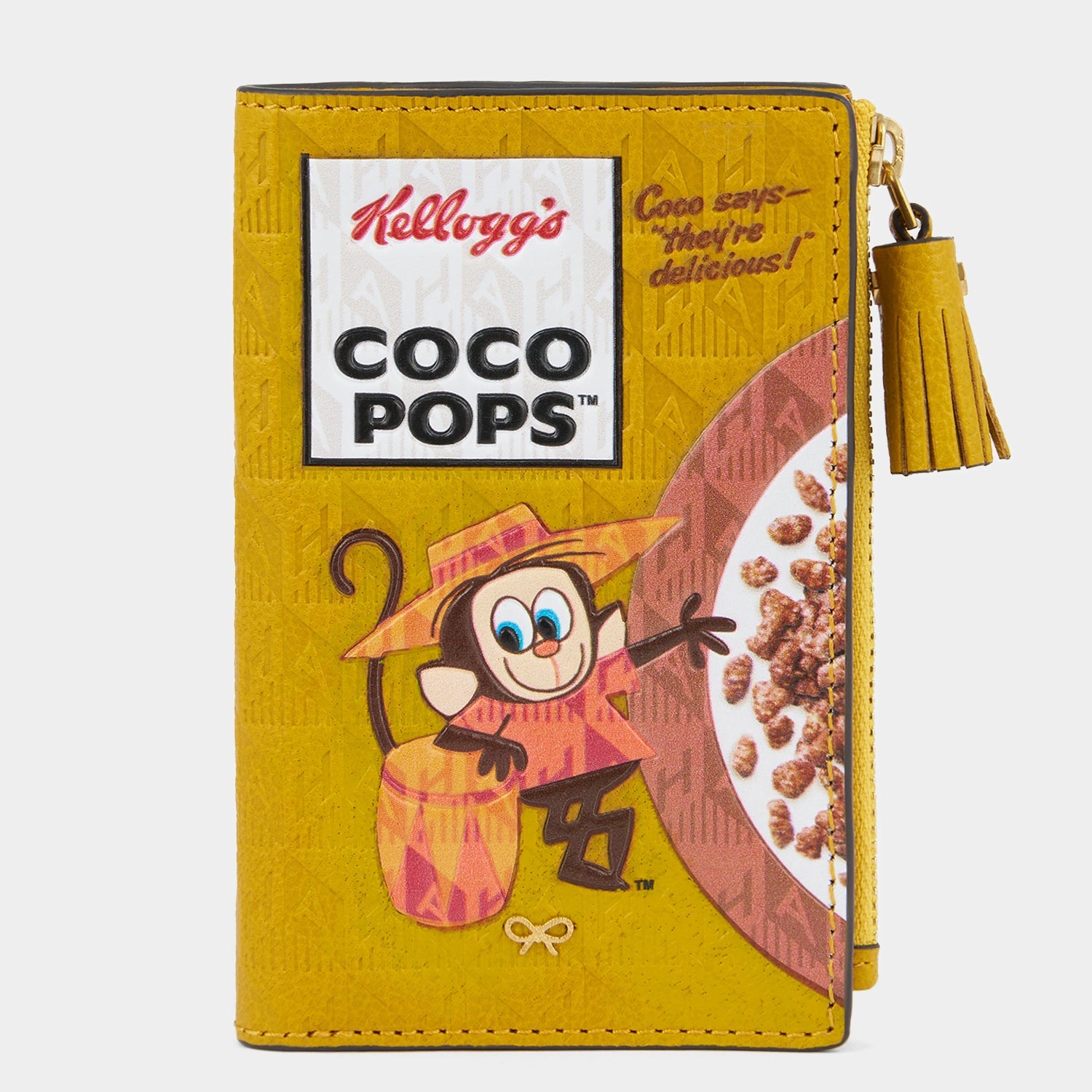 Anya Brands Coco Pops Folding Wallet -

                  
                    Capra Leather in Mustard -
                  

                  Anya Hindmarch EU
