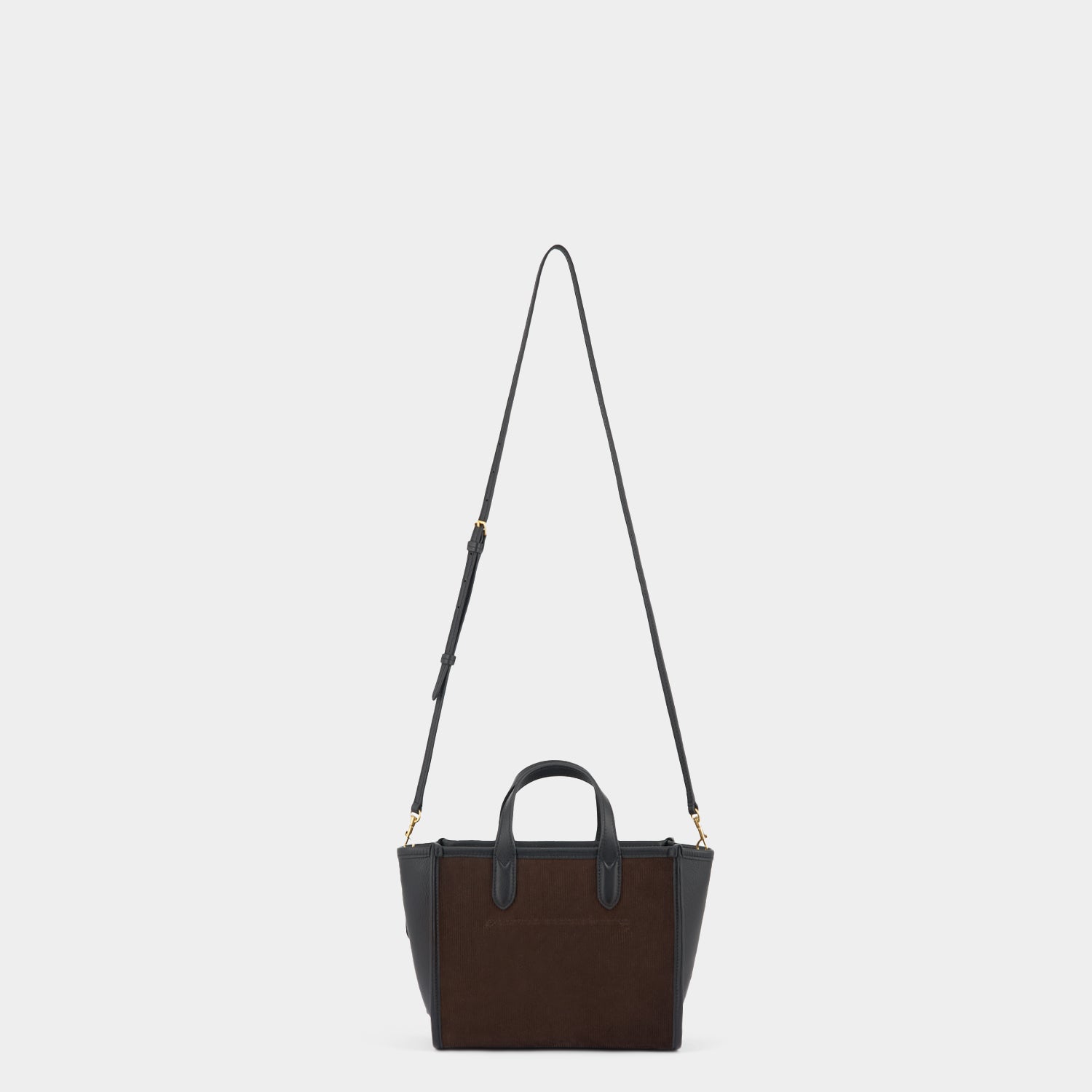 Pocket XS Cross-body Tote -

          
            Corduroy Suede in Coffee -
          

          Anya Hindmarch EU
