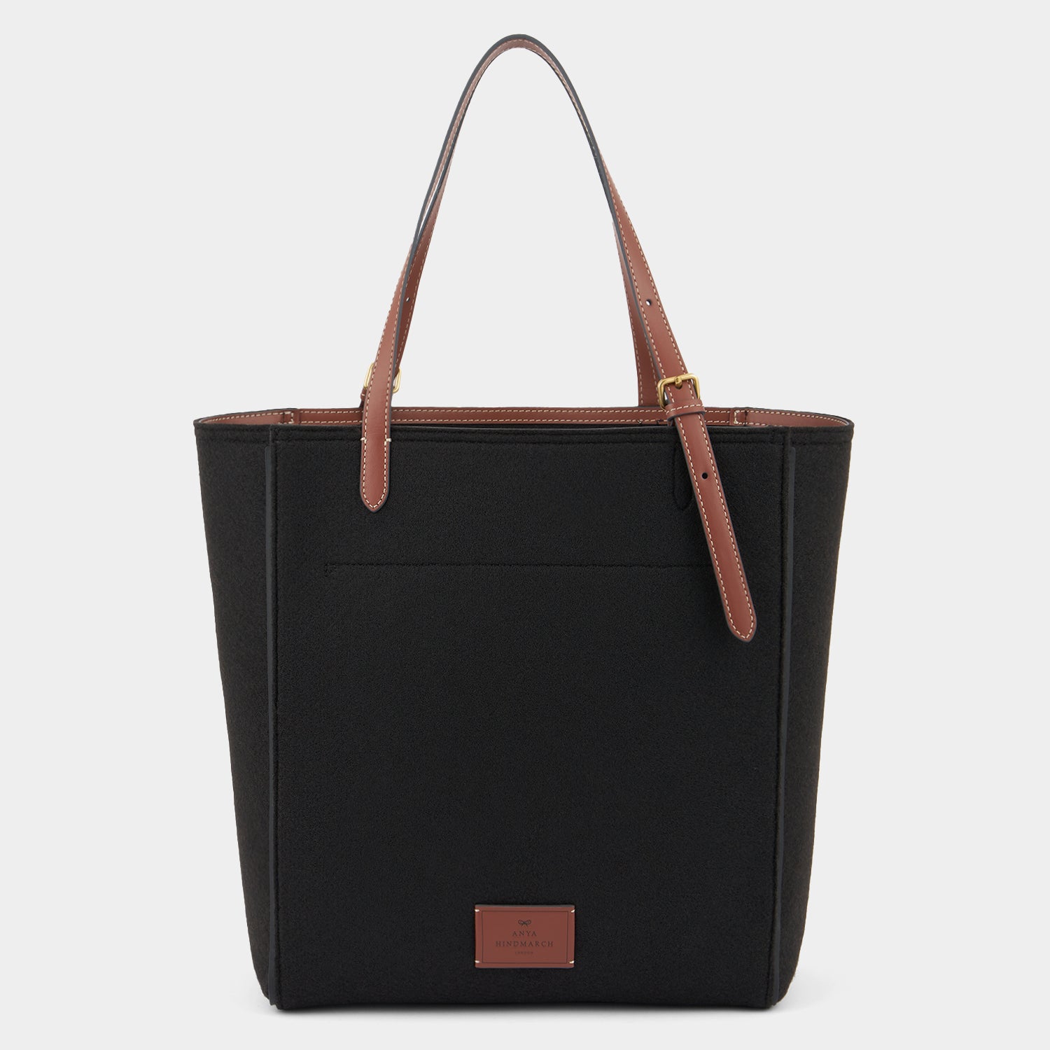 Small N/S Eyes Felt Tote -

          
            Wool Felt in Black -
          

          Anya Hindmarch EU
