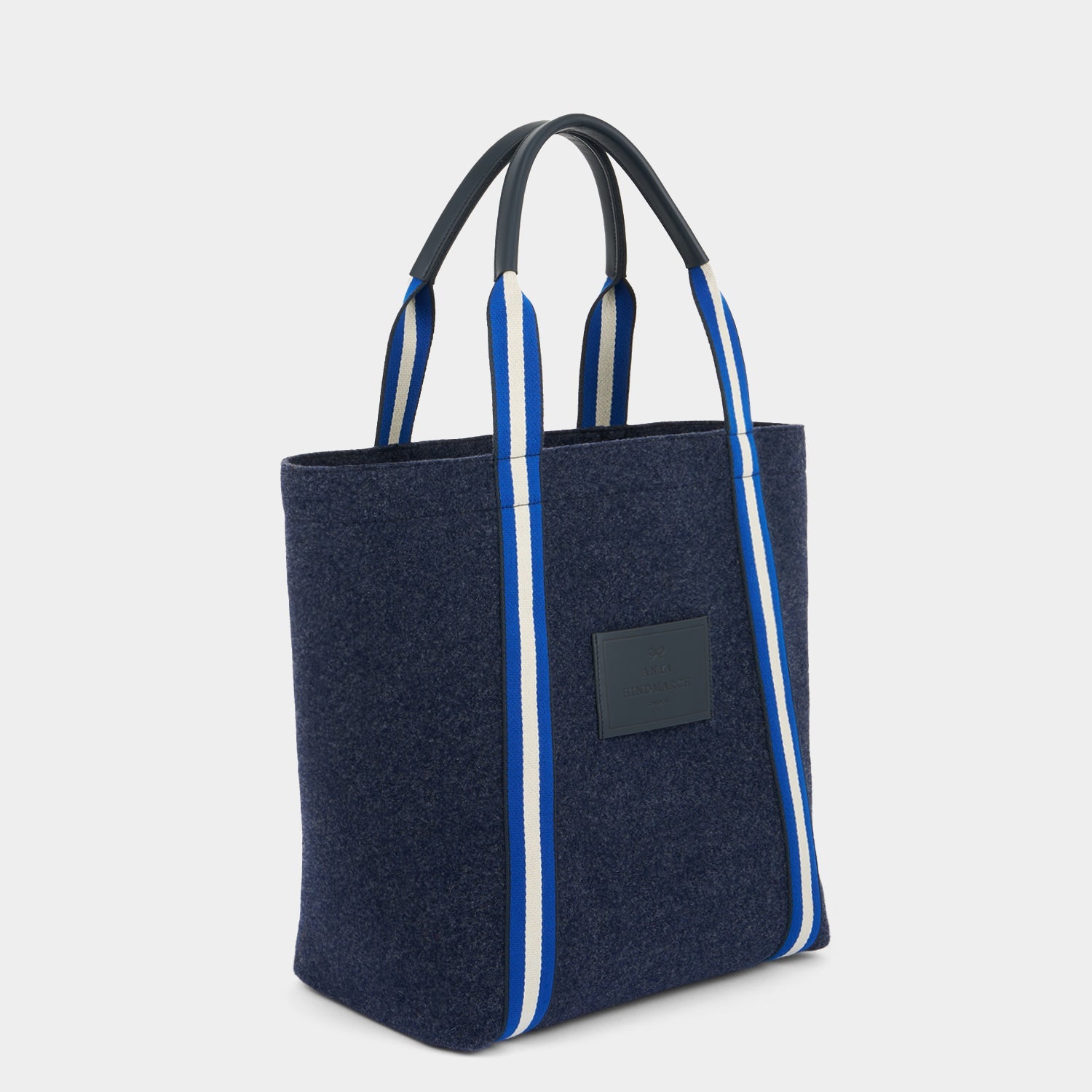 Pont Tote -

          
            Wool Felt in Navy -
          

          Anya Hindmarch EU
