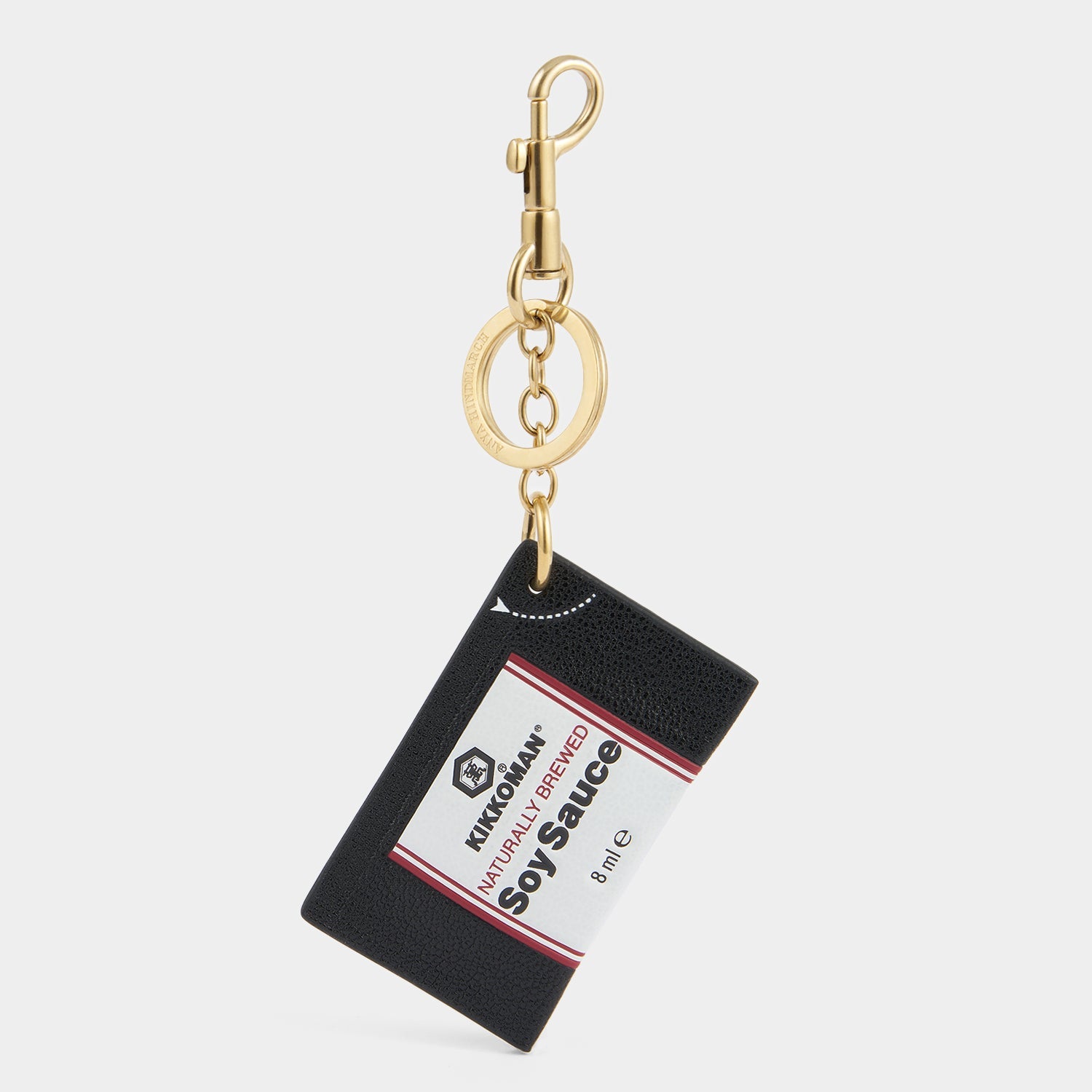 Anya Brands Kikkoman Charm -

          
            Capra Leather in Black -
          

          Anya Hindmarch EU
