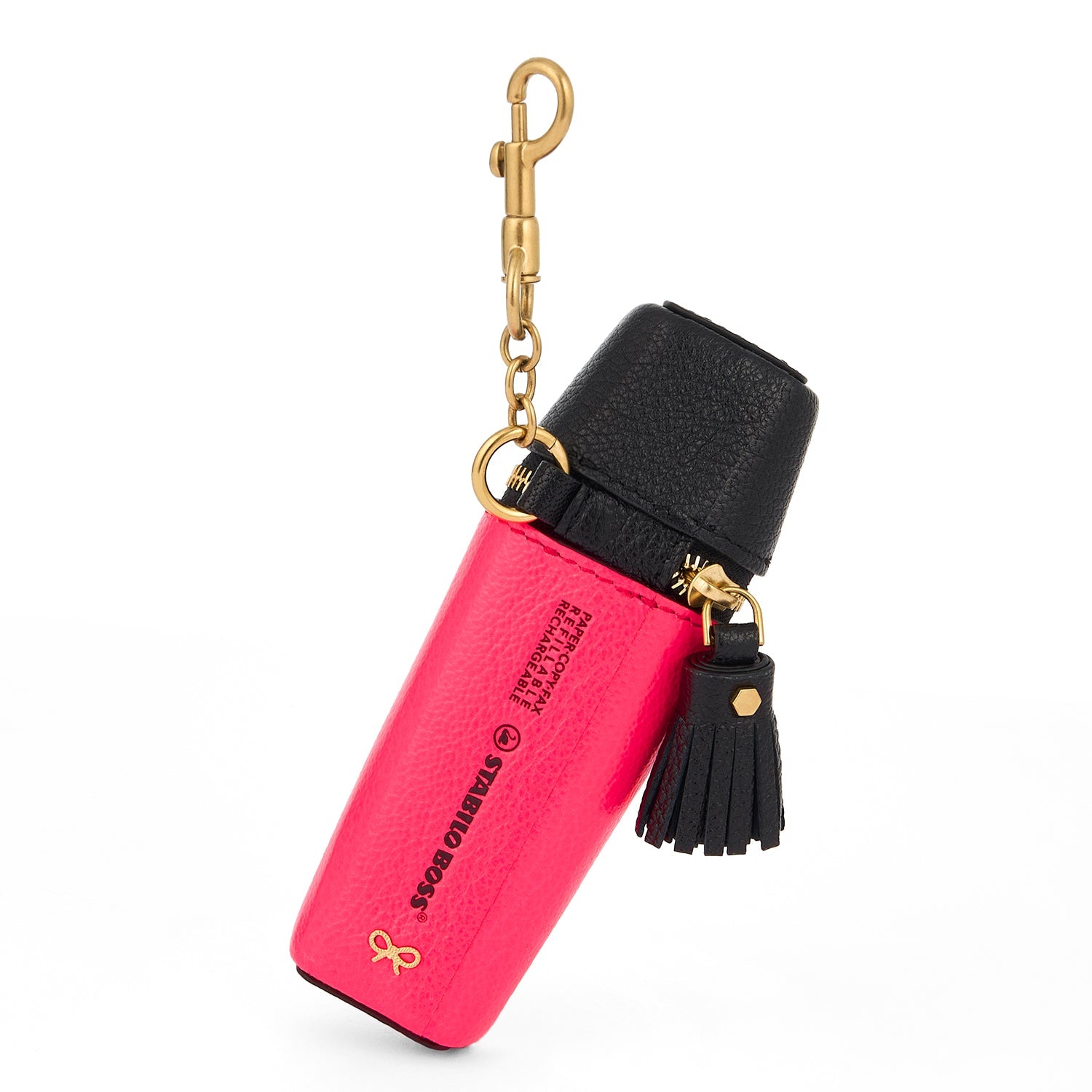 Anya Brands STABILO BOSS ORIGINAL Coin Purse Charm -

          
            Capra Leather in Neon Pink -
          

          Anya Hindmarch EU
