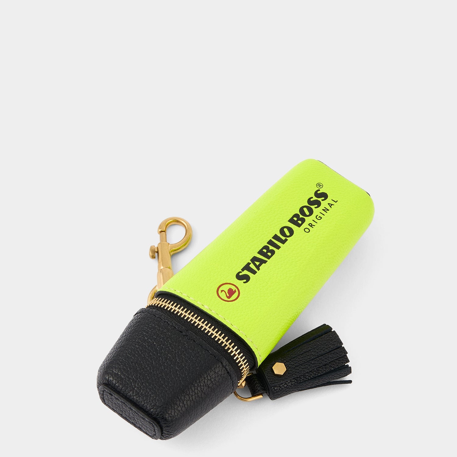 Anya Brands STABILO BOSS ORIGINAL Coin Purse Charm -

          
            Capra Leather in Neon Yellow -
          

          Anya Hindmarch EU
