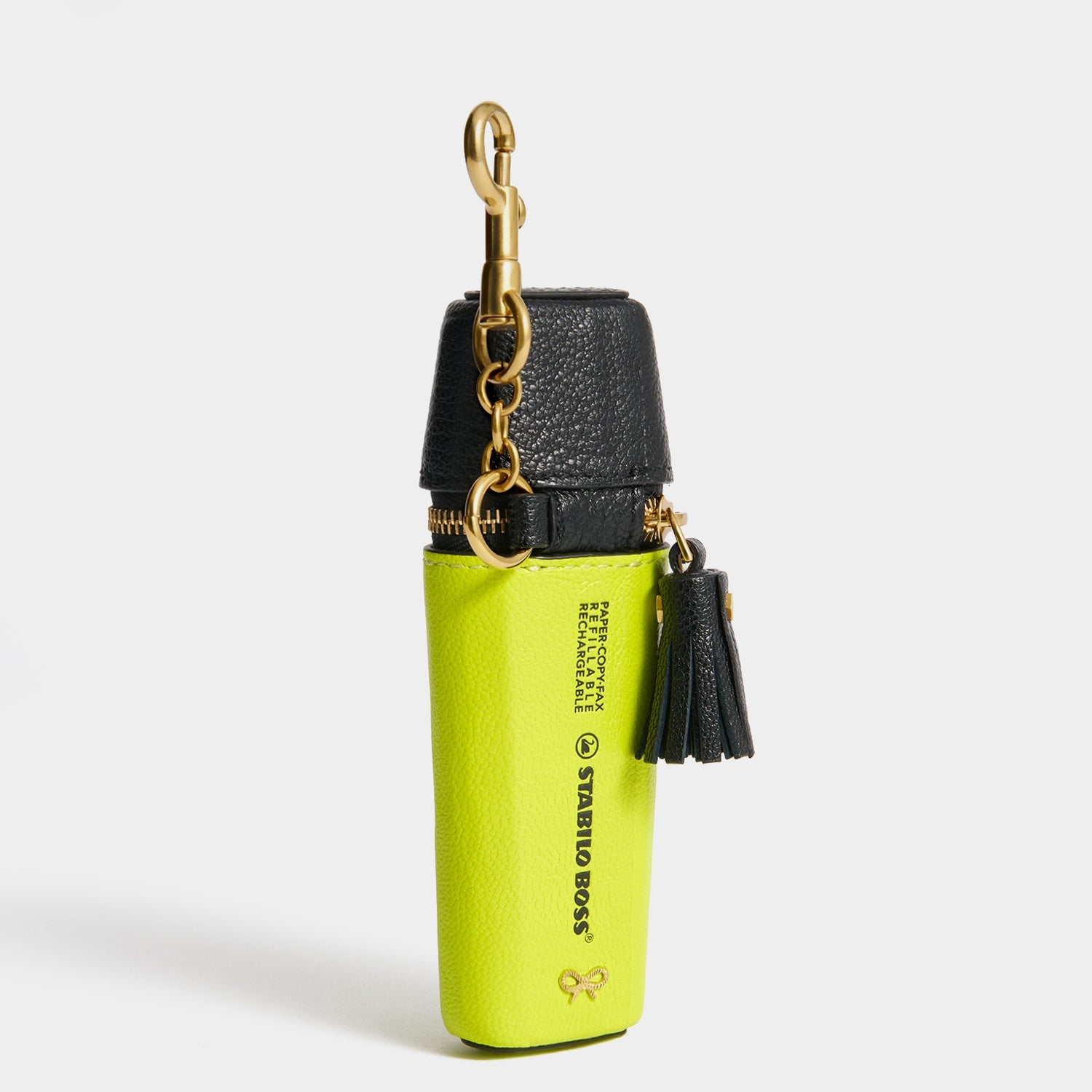 Anya Brands STABILO BOSS ORIGINAL Coin Purse Charm -

          
            Capra Leather in Neon Yellow -
          

          Anya Hindmarch EU
