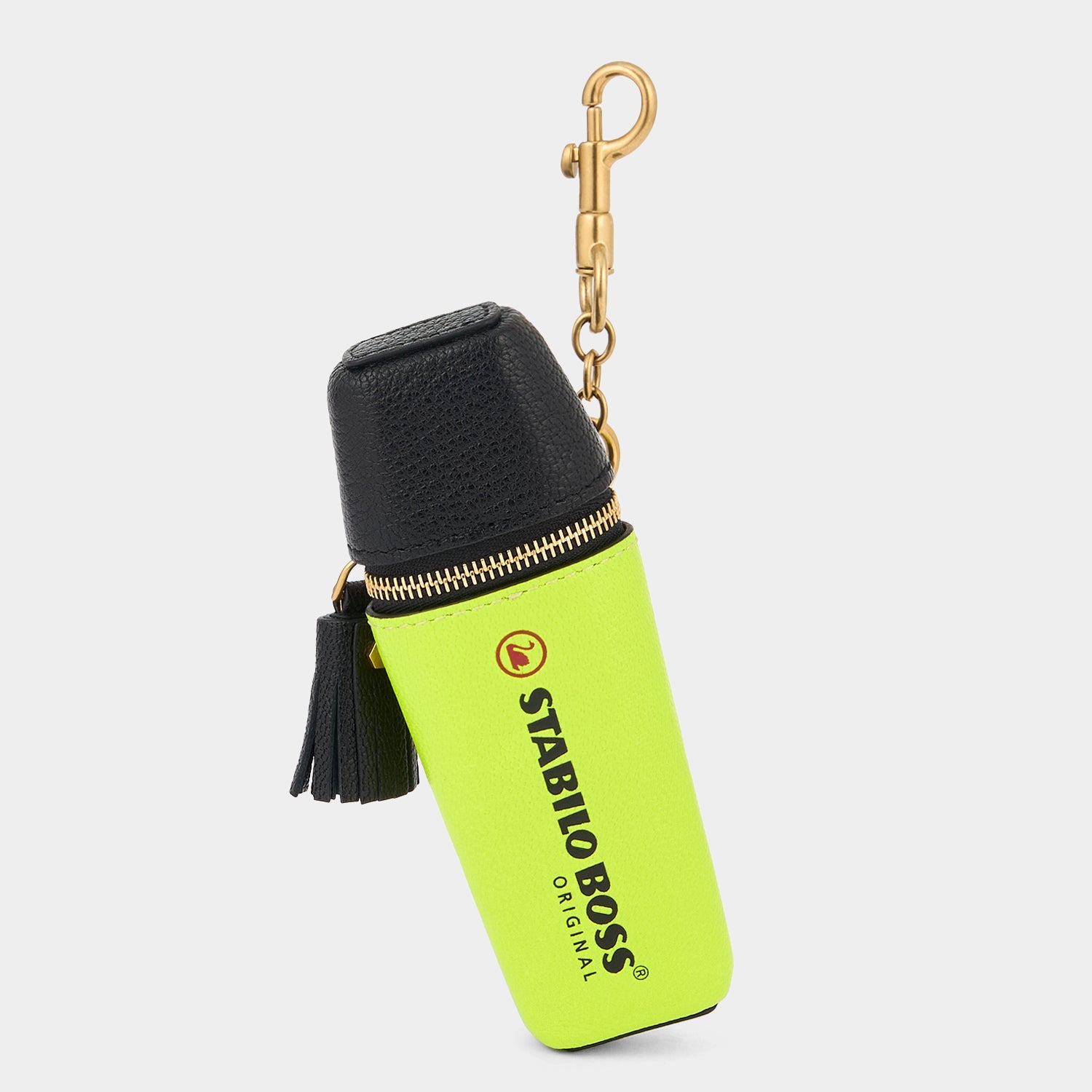 Anya Brands STABILO BOSS ORIGINAL Coin Purse Charm -

          
            Capra Leather in Neon Yellow -
          

          Anya Hindmarch EU
