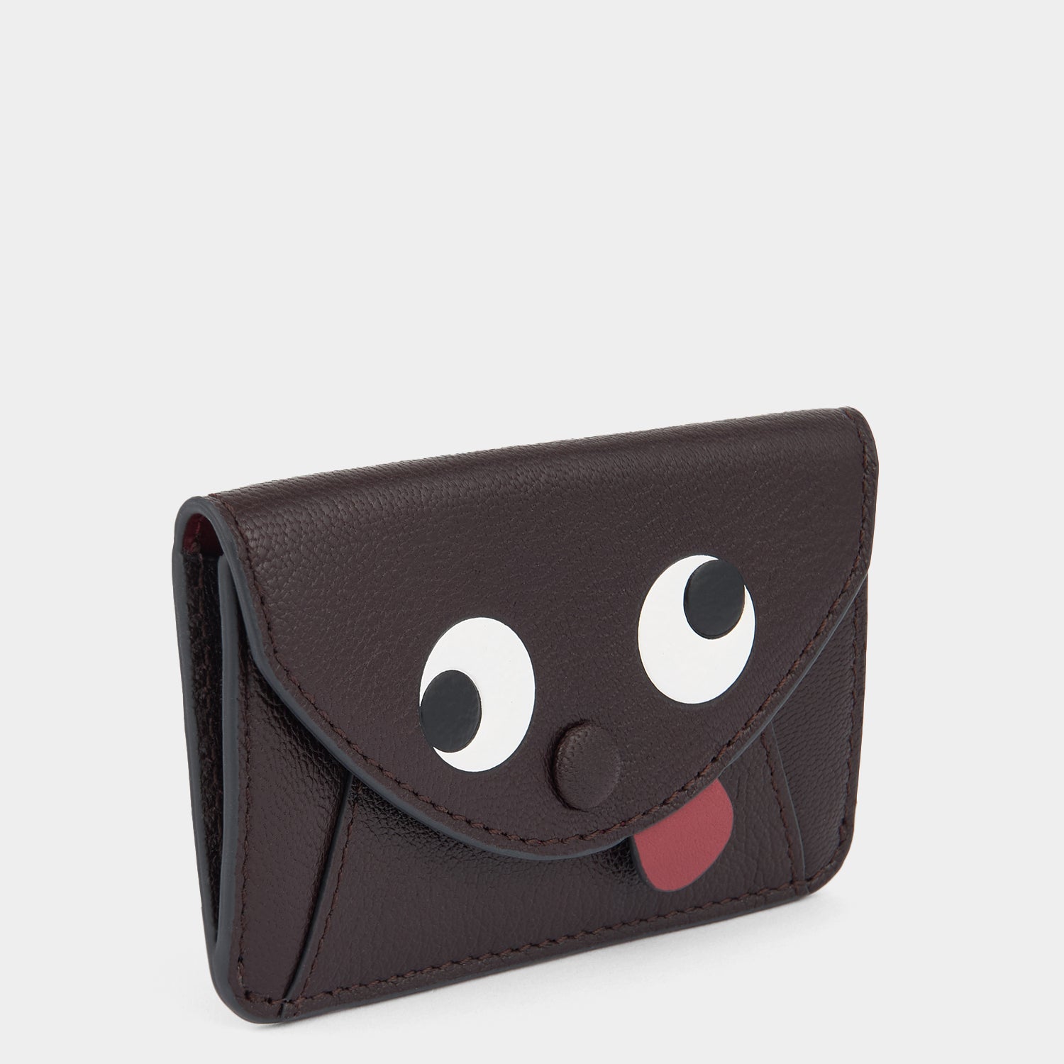 Zany Envelope Card Case -

          
            Capra Leather in Grape -
          

          Anya Hindmarch EU
