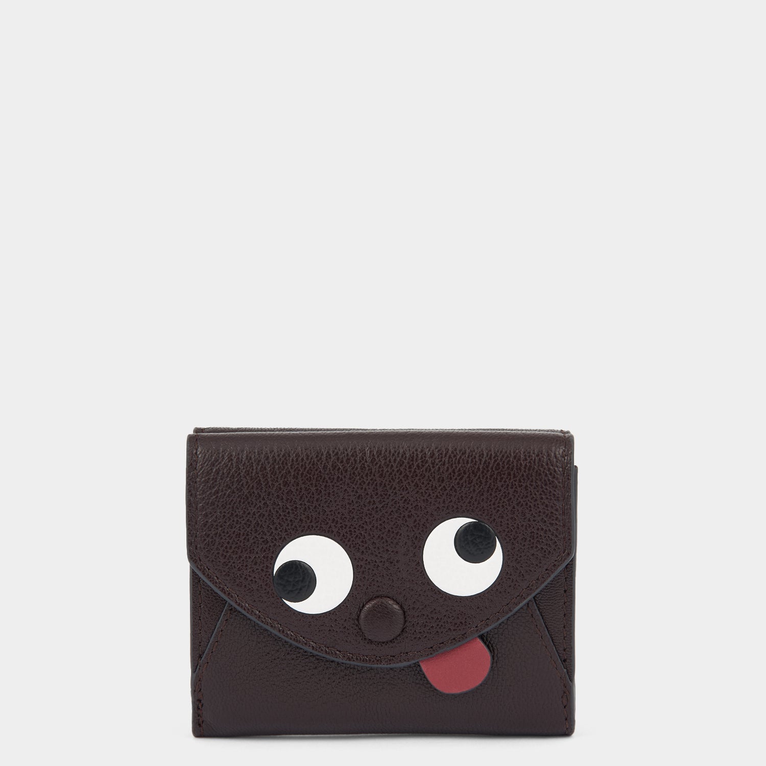 Zany Mini Trifold Wallet -

          
            Capra Leather in Grape -
          

          Anya Hindmarch EU
