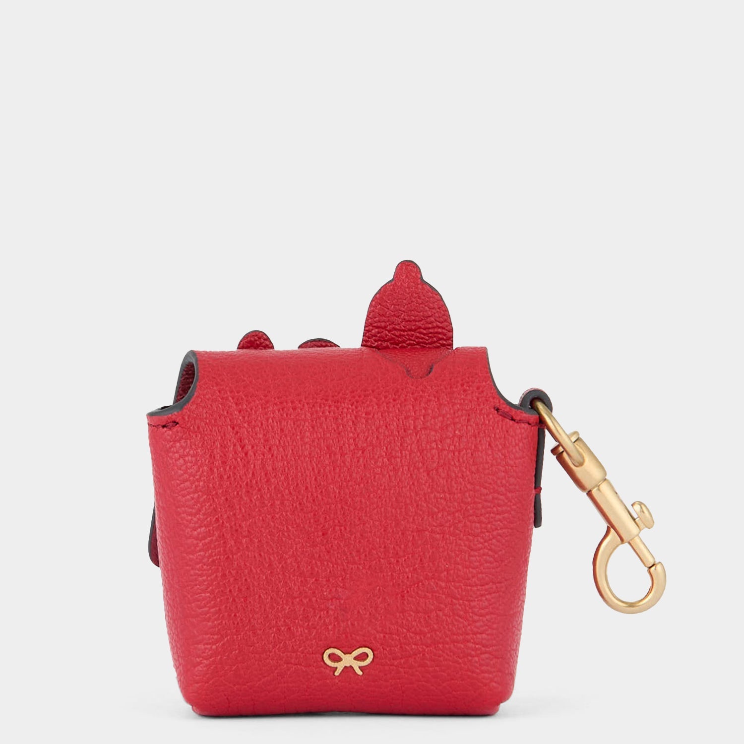 Peanuts Snoopy Ear Phones Pouch -

          
            Capra Leather in Red -
          

          Anya Hindmarch EU
