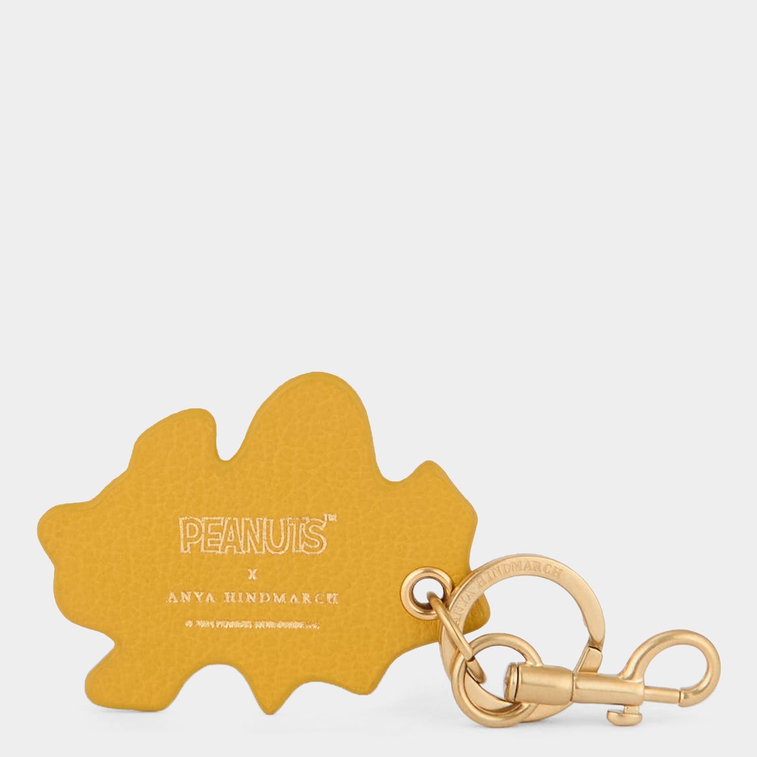 Peanuts Woodstock Key Charm -

          
            Capra Leather in Mustard -
          

          Anya Hindmarch EU
