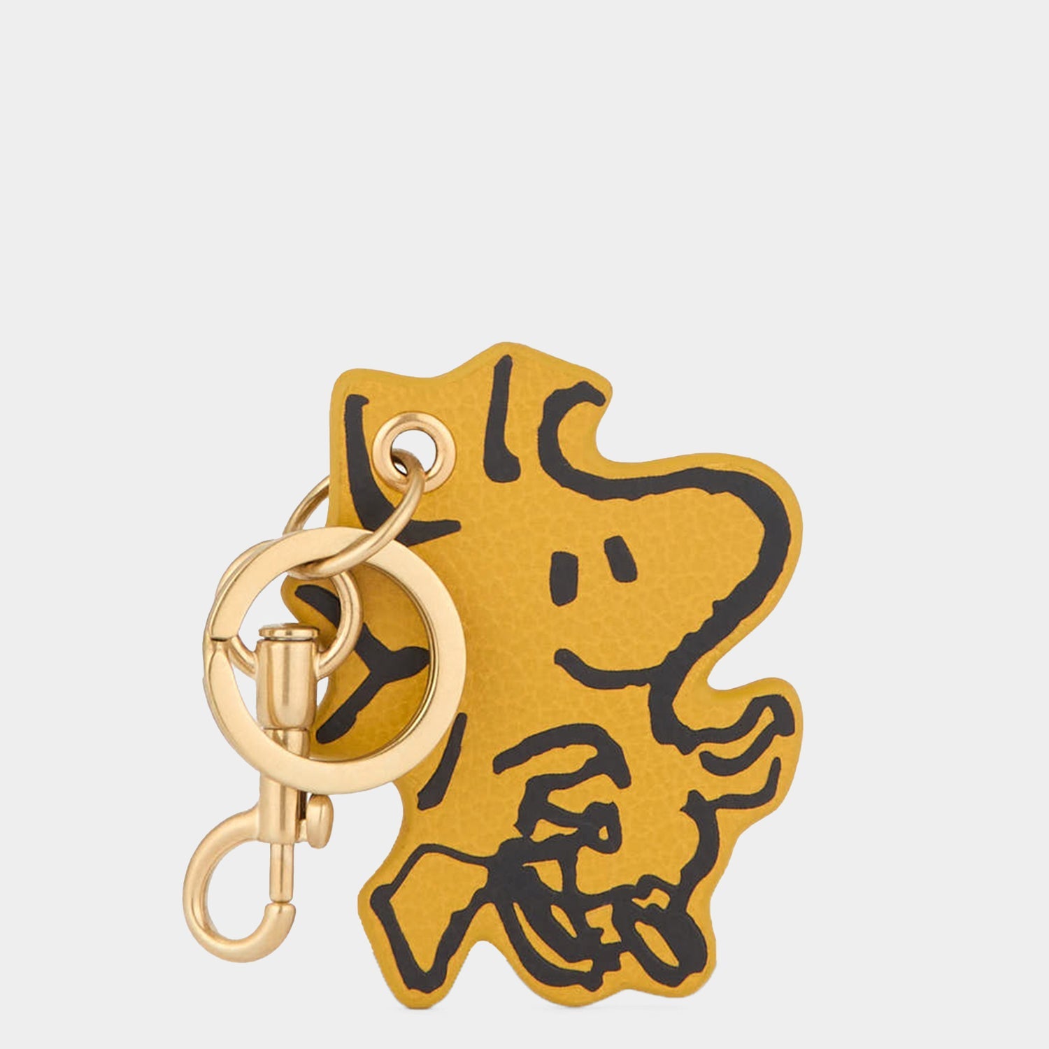 Peanuts Woodstock Key Charm -

          
            Capra Leather in Mustard -
          

          Anya Hindmarch EU
