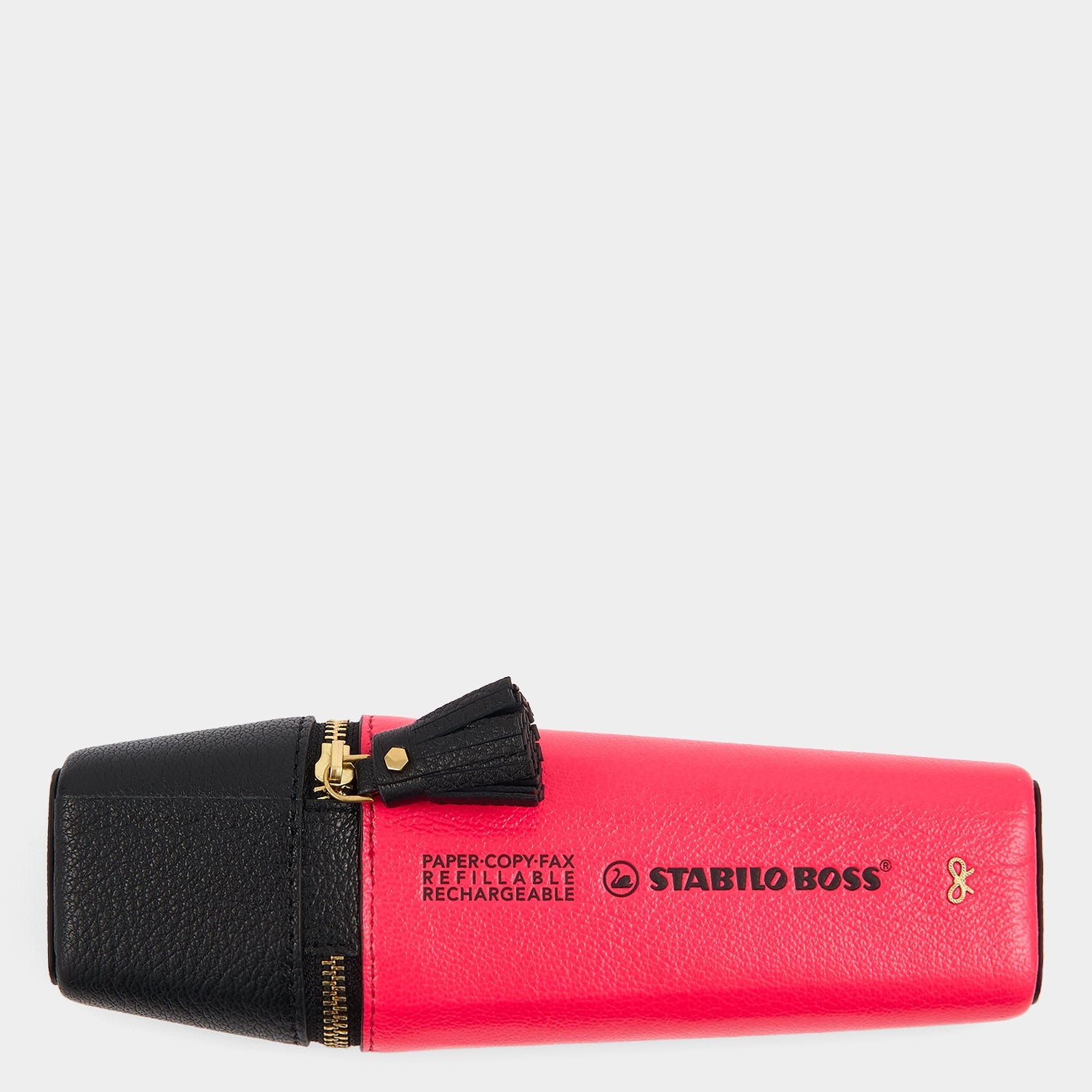 Anya Brands STABILO BOSS ORIGINAL Pencil Case -

          
            Capra Leather in Neon Pink -
          

          Anya Hindmarch EU
