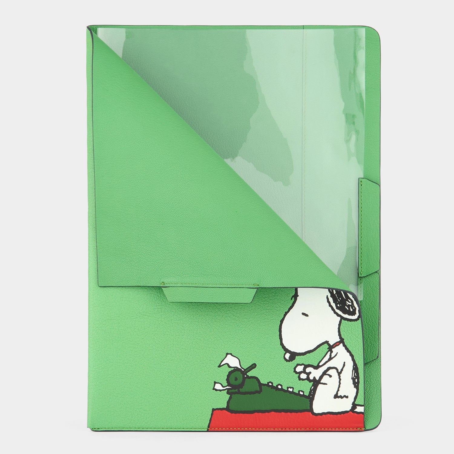 Peanuts Snoopy A4 Documents Sleeve -

          
            Capra Leaher in Grass Green -
          

          Anya Hindmarch EU
