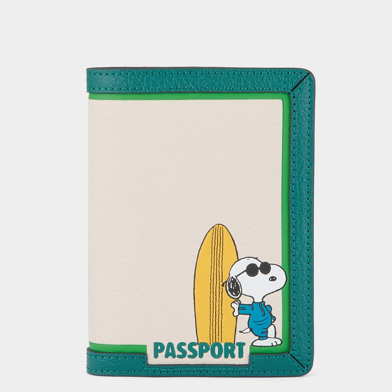 Peanuts Snoopy Passport Holder -

          
            Capra Leather in Chalk -
          

          Anya Hindmarch EU
