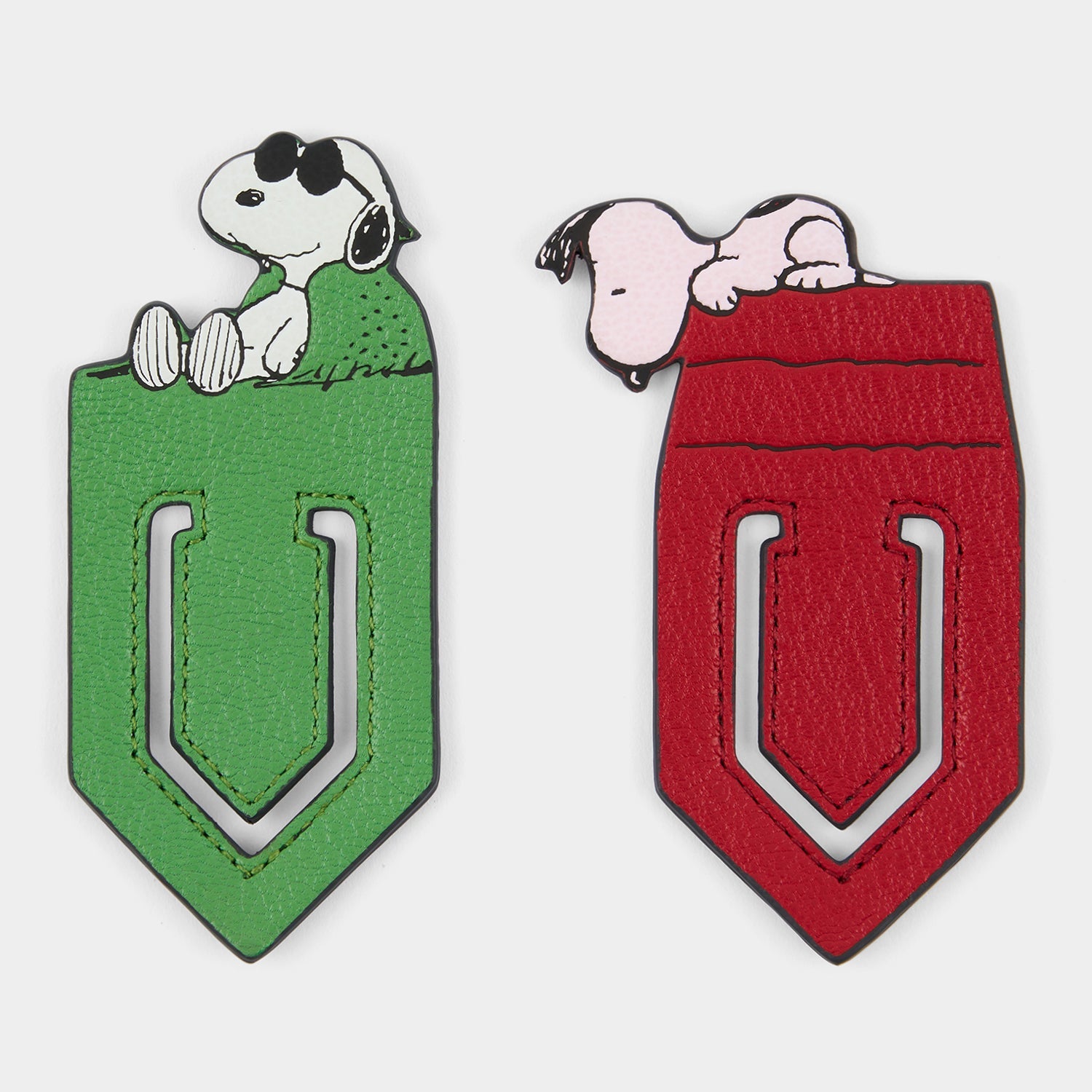 Peanuts Set of 2 Snoopy Bookmarks -

          
            Capra Leather in Multi -
          

          Anya Hindmarch EU
