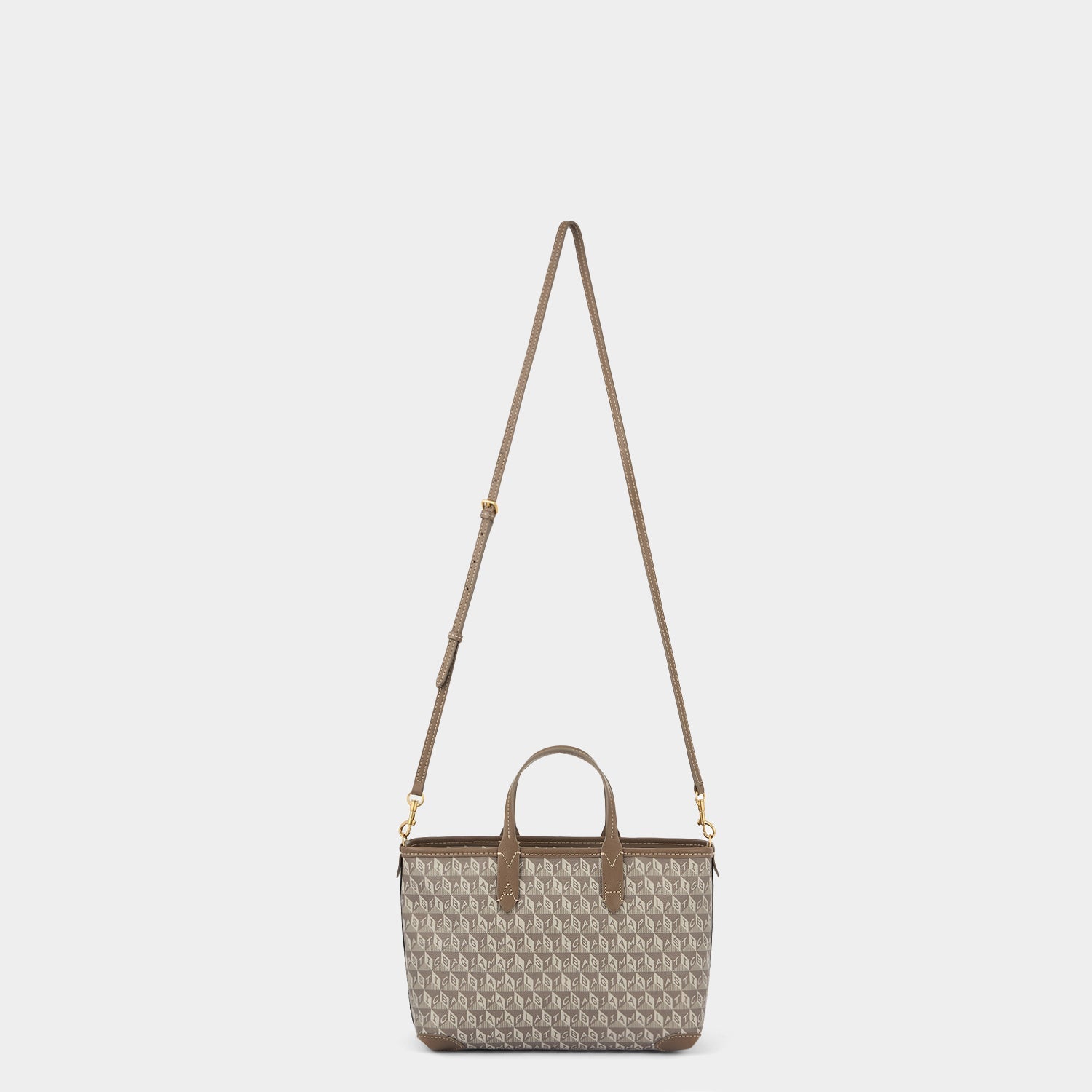 I Am A Plastic Bag XS Wink Zipped Cross-body Tote -

          
            Recycled Canvas in Pebble -
          

          Anya Hindmarch EU
