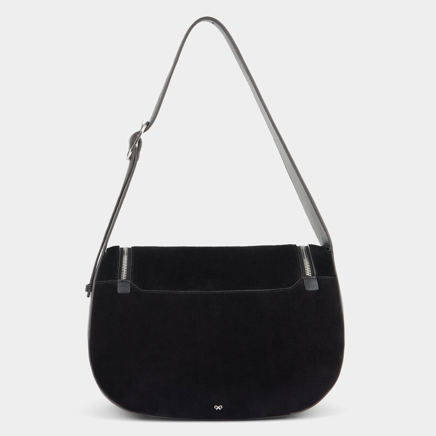 Vere Shoulder Bag -

          
            Suede/Calf Leather in Black -
          

          Anya Hindmarch EU
