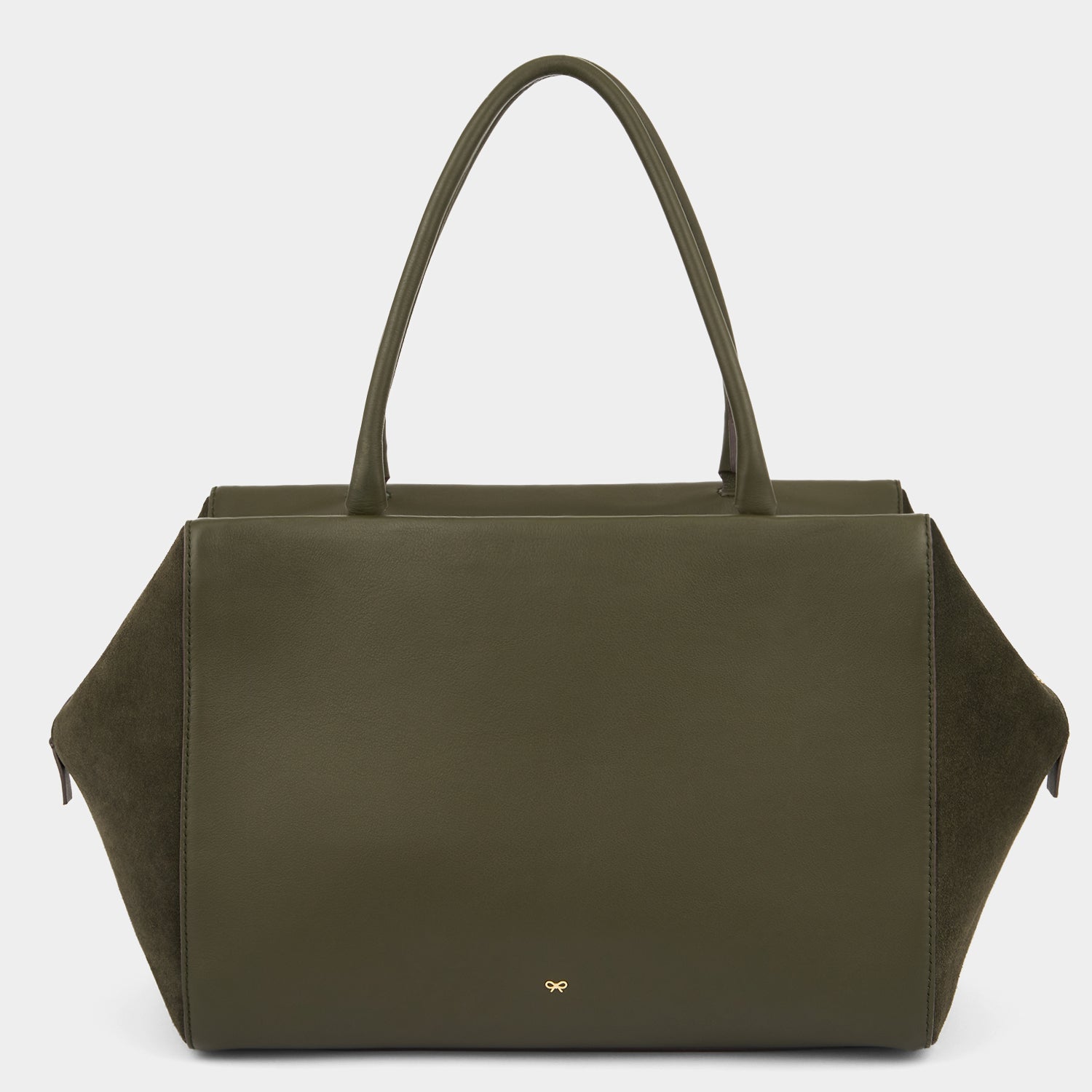 Seaton Top Handle -

          
            Calf Leather/Suede in Khaki -
          

          Anya Hindmarch EU
