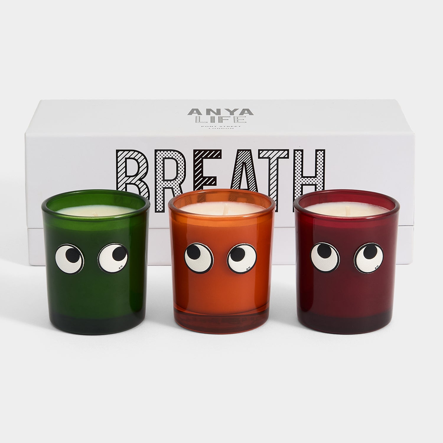 Set of 3 Mini Eyes Candles -

          
            Wax in Natural -
          

          Anya Hindmarch EU
