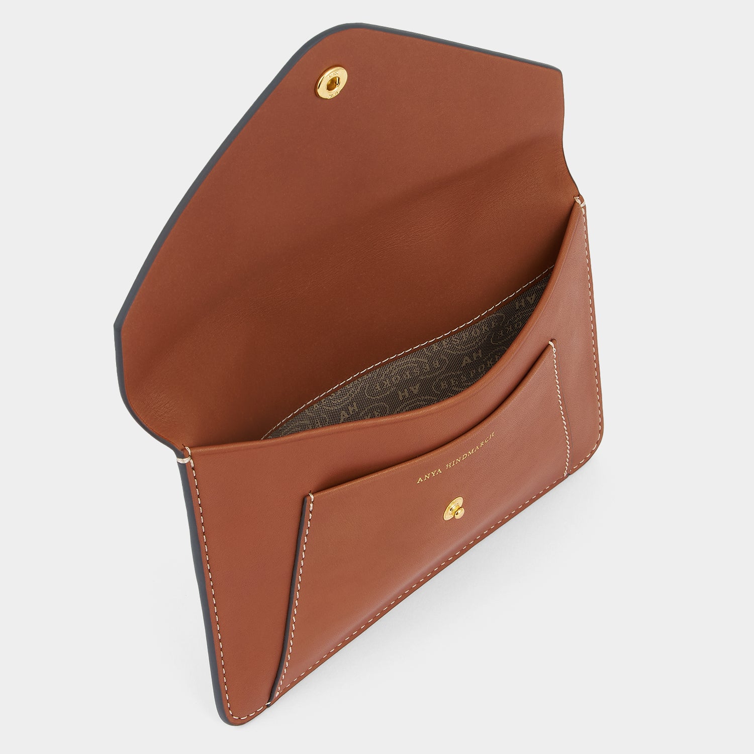 Envelope Passport Holder -

          
            Capra in Tan -
          

          Anya Hindmarch EU
