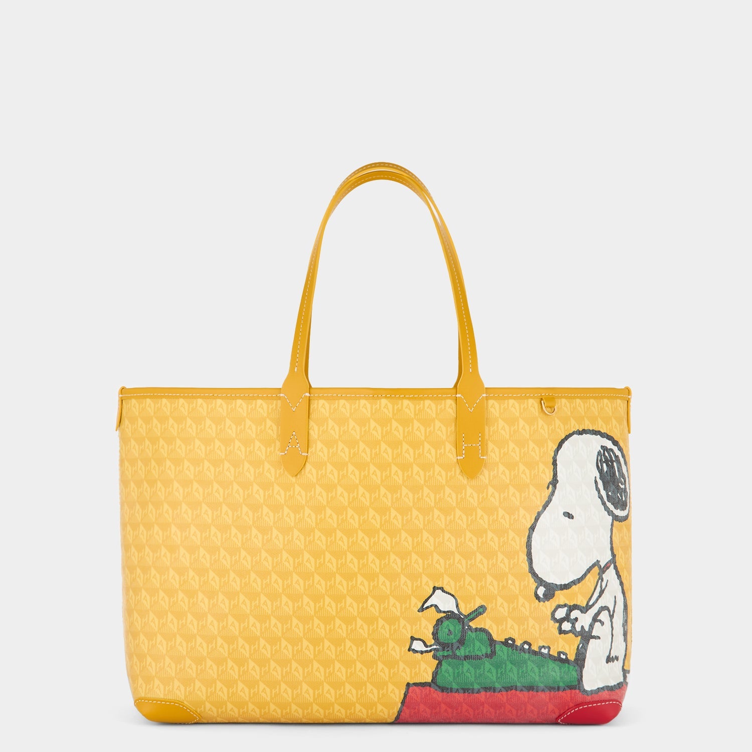 Peanuts I am a Plastic Bag Small Snoopy Tote -

          
            Recycled Canvas in Mustard -
          

          Anya Hindmarch EU
