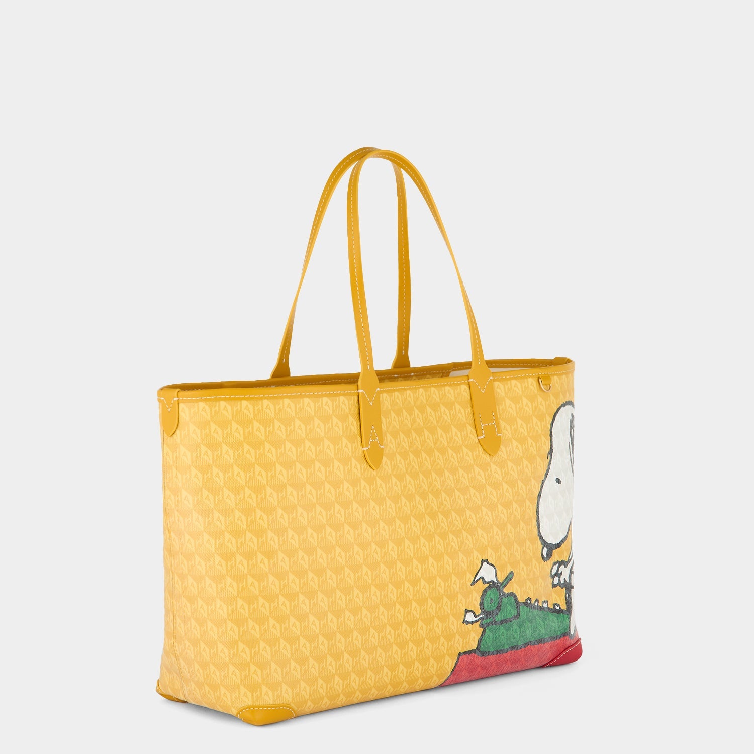 Peanuts I am a Plastic Bag Small Snoopy Tote -

          
            Recycled Canvas in Mustard -
          

          Anya Hindmarch EU
