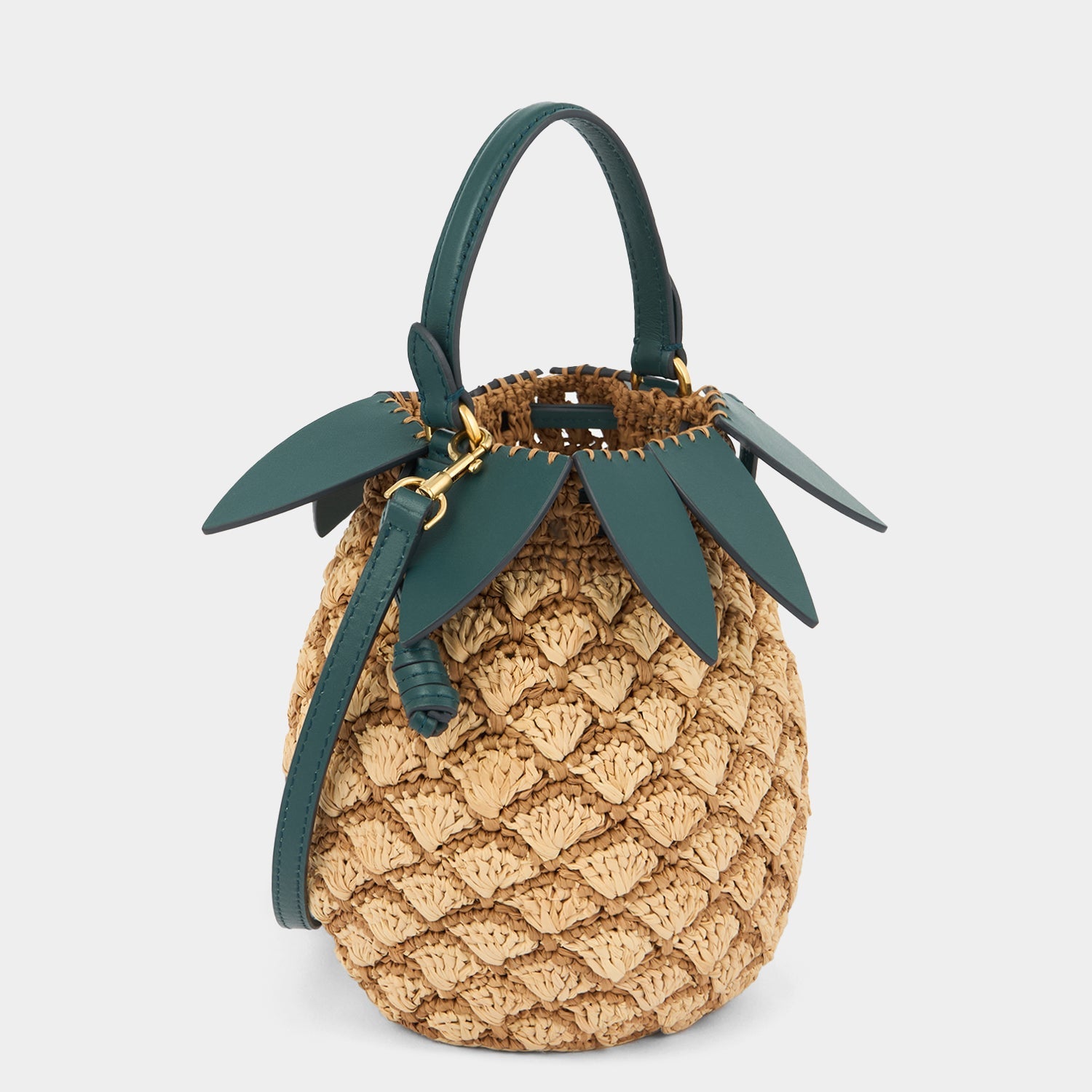 Pineapple Cross-body -

          
            Raffia in Natural -
          

          Anya Hindmarch EU
