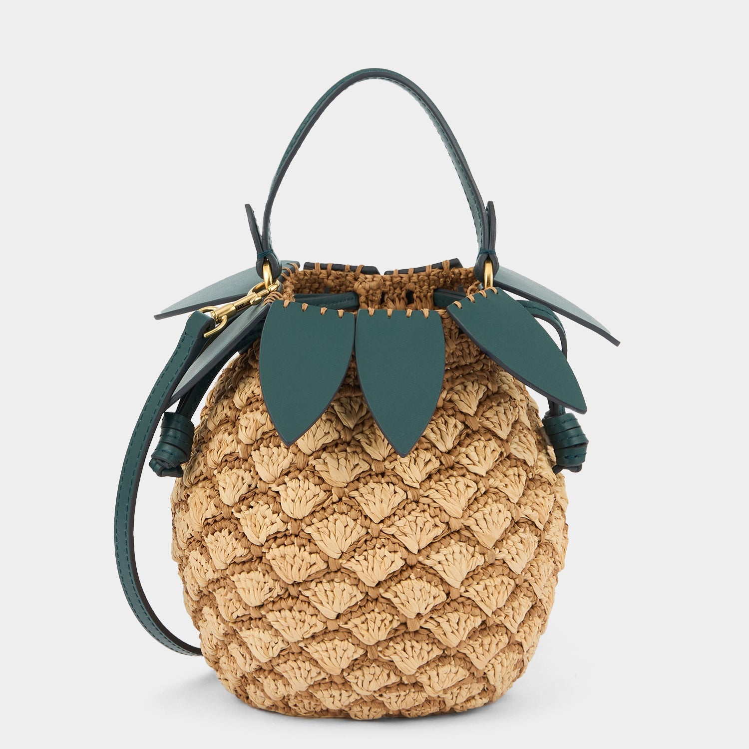 Pineapple Cross-body -

          
            Raffia in Natural -
          

          Anya Hindmarch EU
