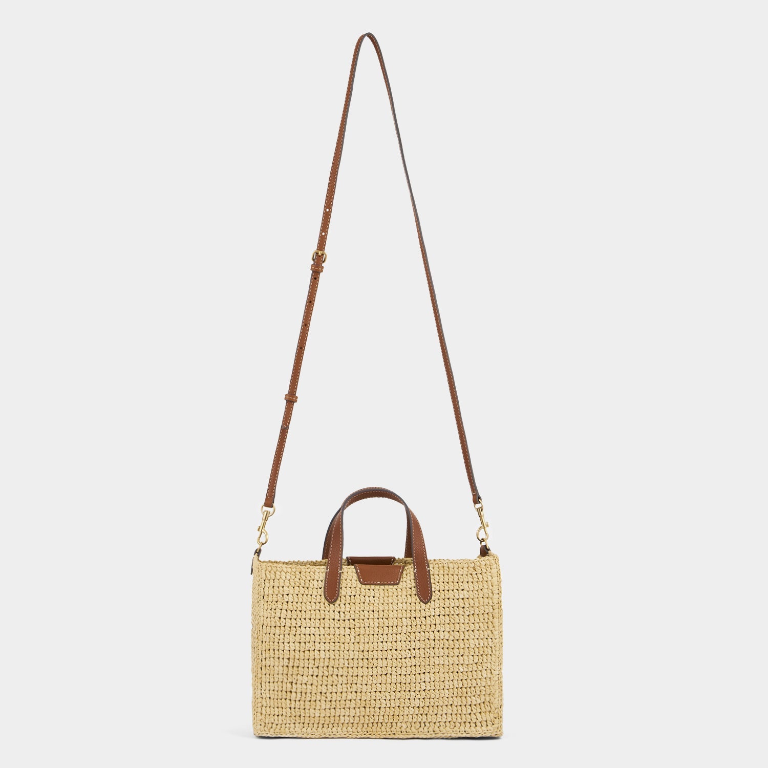 X/S Raffia Holiday Cross-body Tote -

          
            Raffia in Natural -
          

          Anya Hindmarch EU
