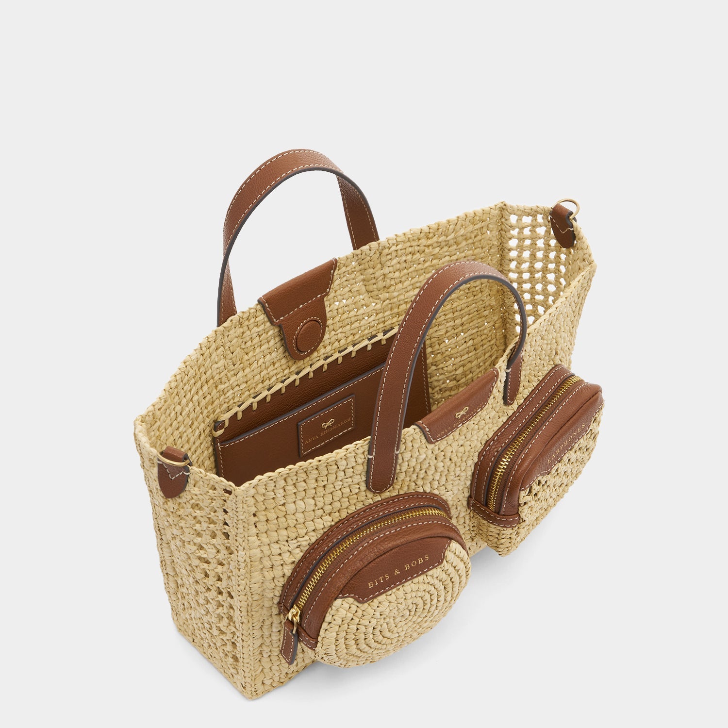 X/S Raffia Holiday Cross-body Tote -

          
            Raffia in Natural -
          

          Anya Hindmarch EU
