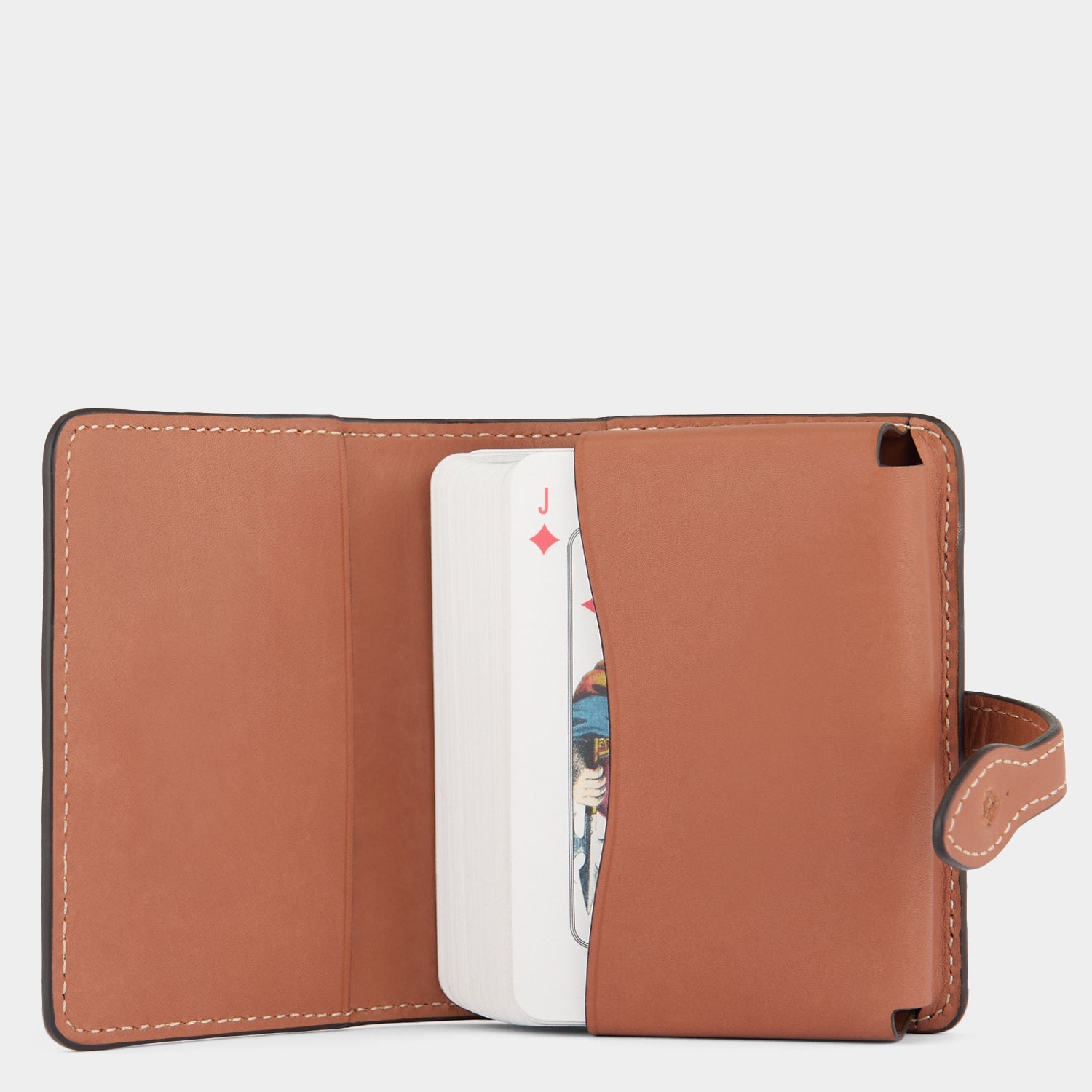 Deck Of Cards and Case -

          
            Leather in Tan -
          

          Anya Hindmarch EU
