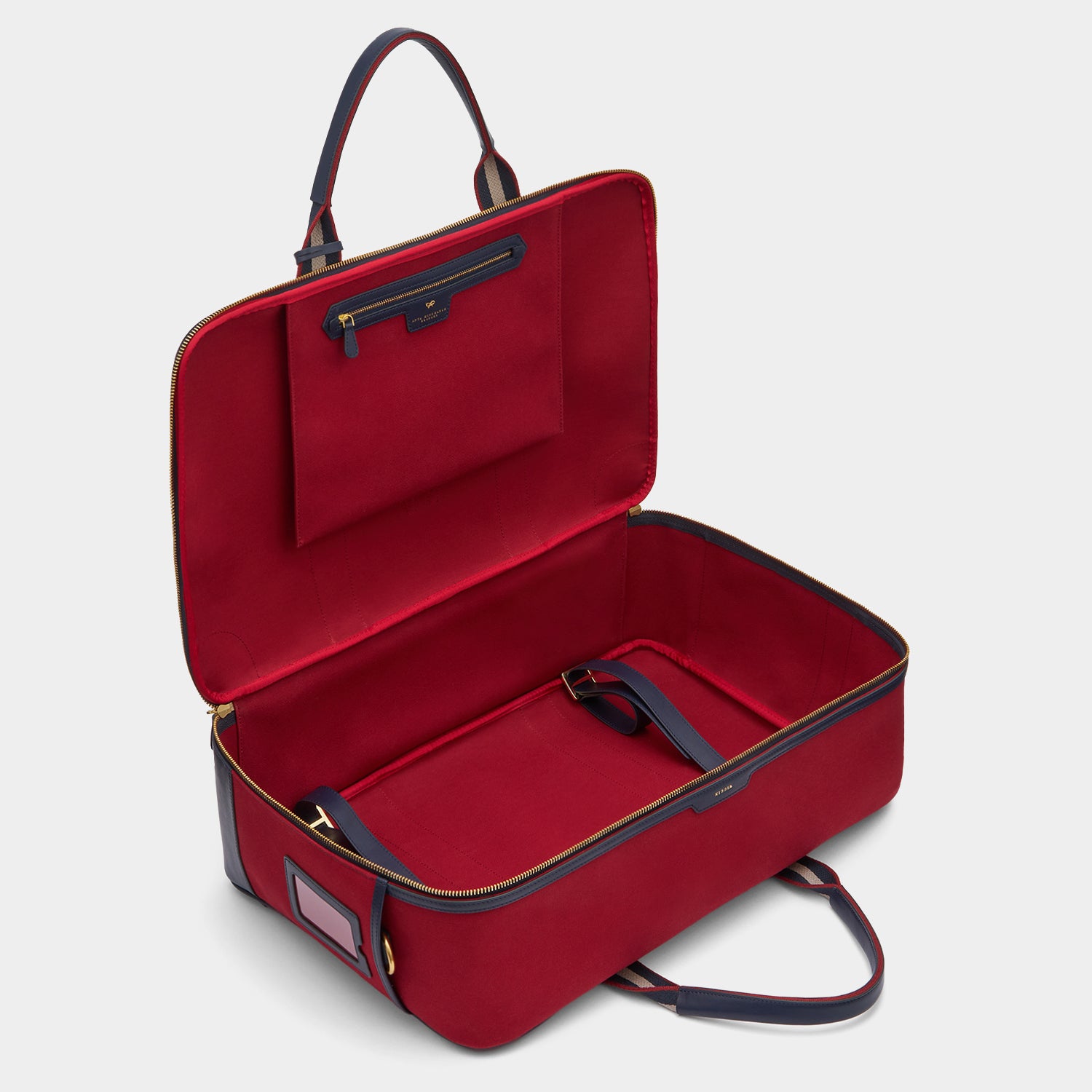 Bespoke Walton Travel Bag -

          
            Canvas/Smooth Leather in Vampire -
          

          Anya Hindmarch EU
