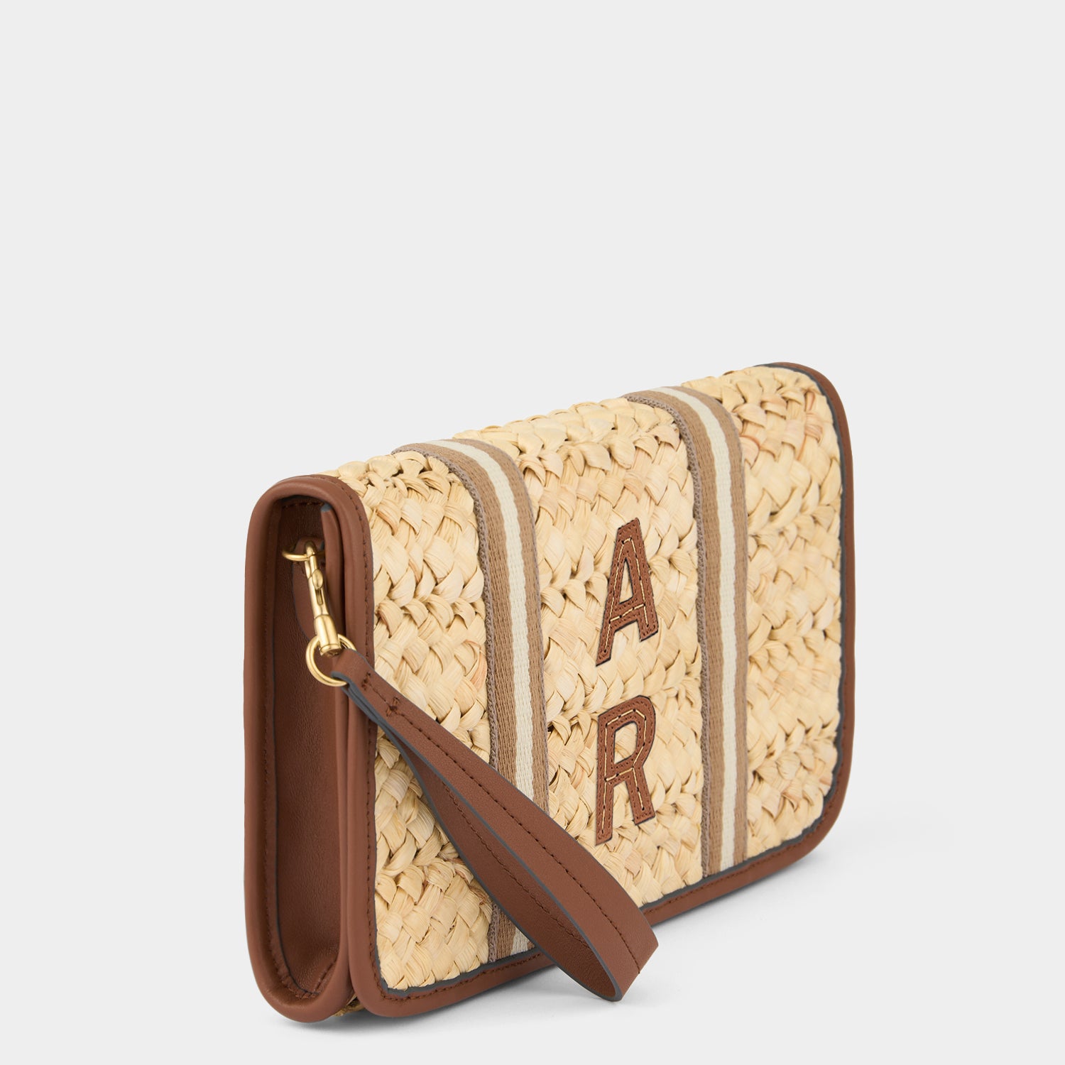 Bespoke Walton Clutch With Wristlet -

          
            Cornhusk in Natural -
          

          Anya Hindmarch EU
