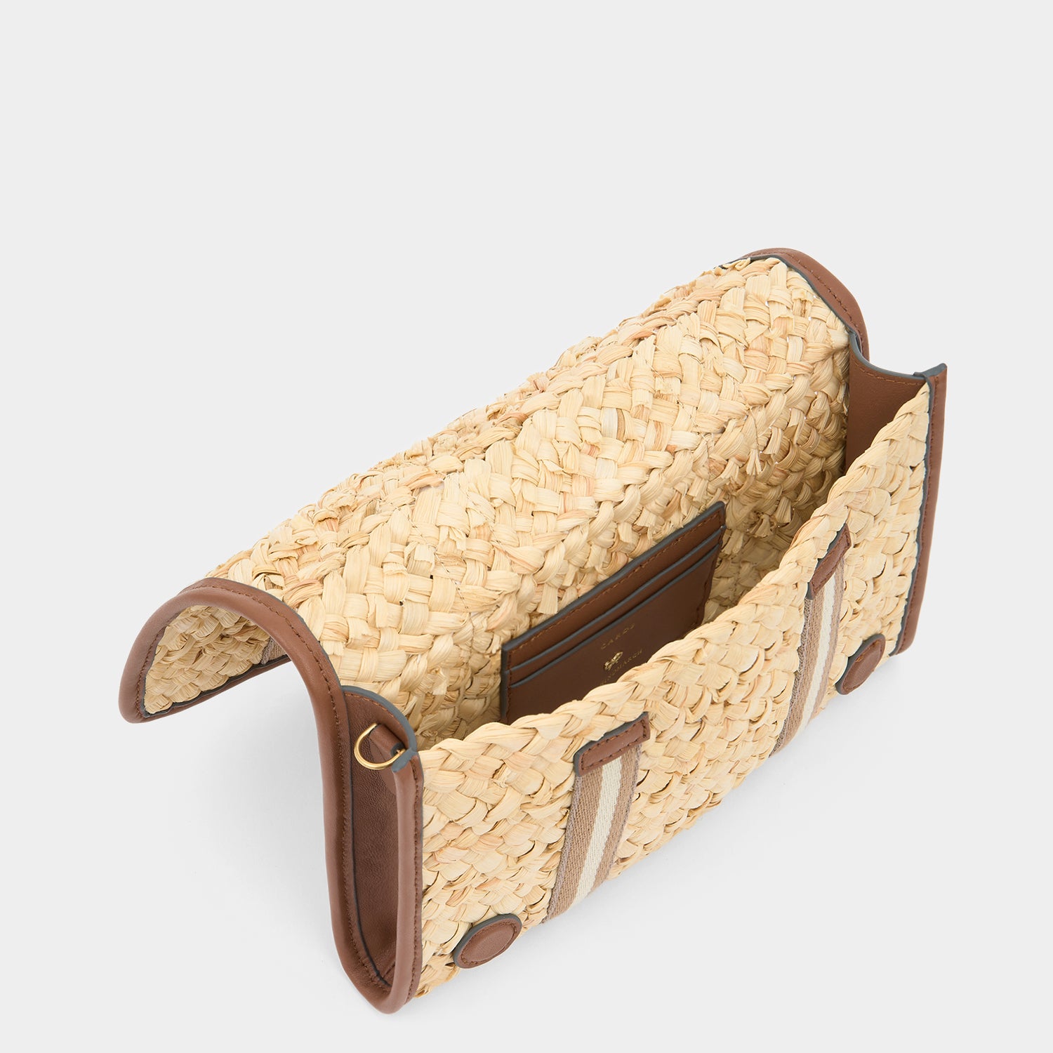 Bespoke Walton Clutch With Wristlet -

          
            Cornhusk in Natural -
          

          Anya Hindmarch EU
