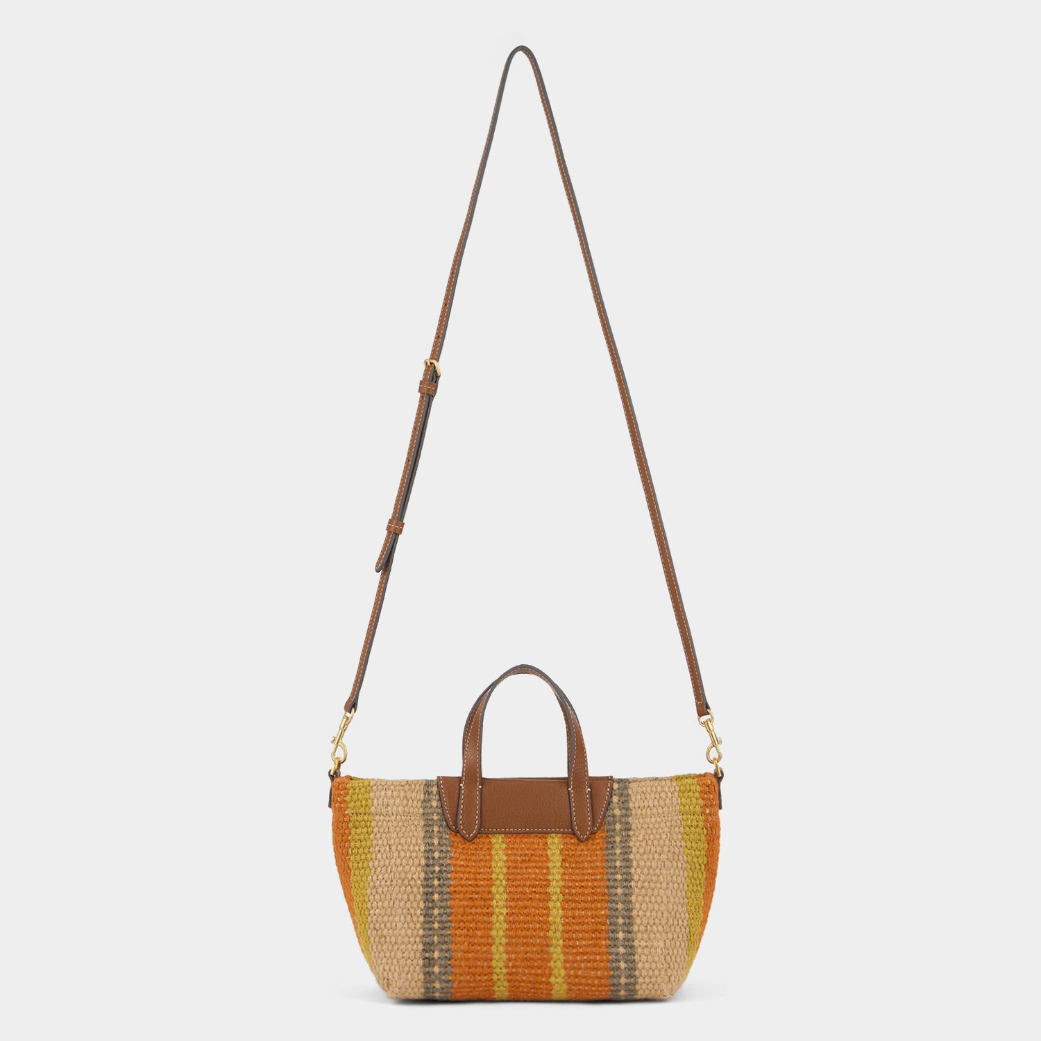 X/S Jute Cross-body Tote -

          
            Jute/Goat Leather in Orange/Multi -
          

          Anya Hindmarch EU
