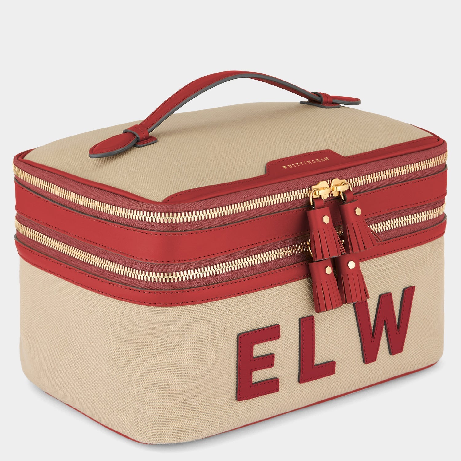 Bespoke Walton Vanity Kit -

          
            Canvas in Natural/Red -
          

          Anya Hindmarch EU
