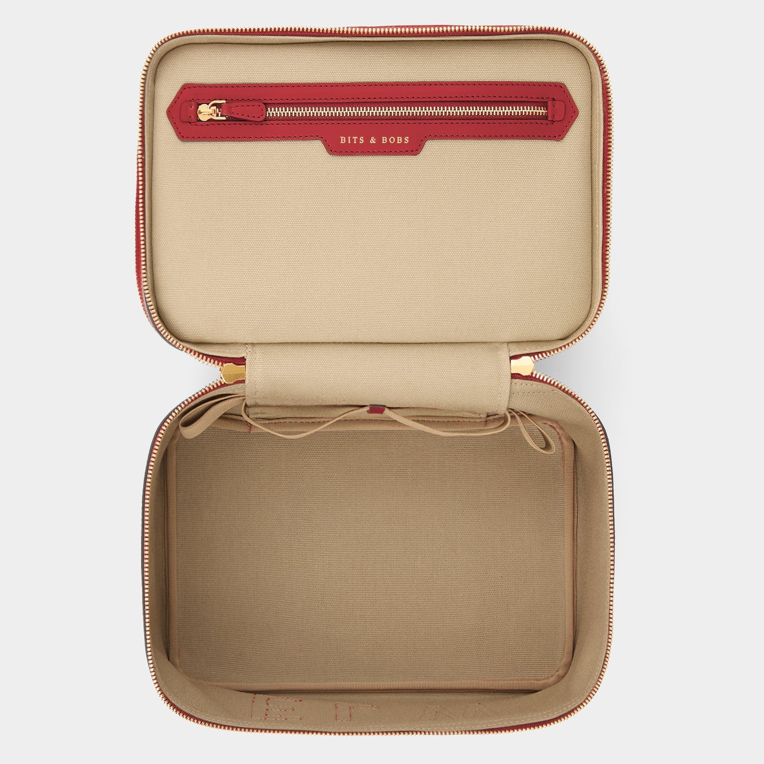 Bespoke Walton Vanity Kit -

          
            Canvas in Natural/Red -
          

          Anya Hindmarch EU
