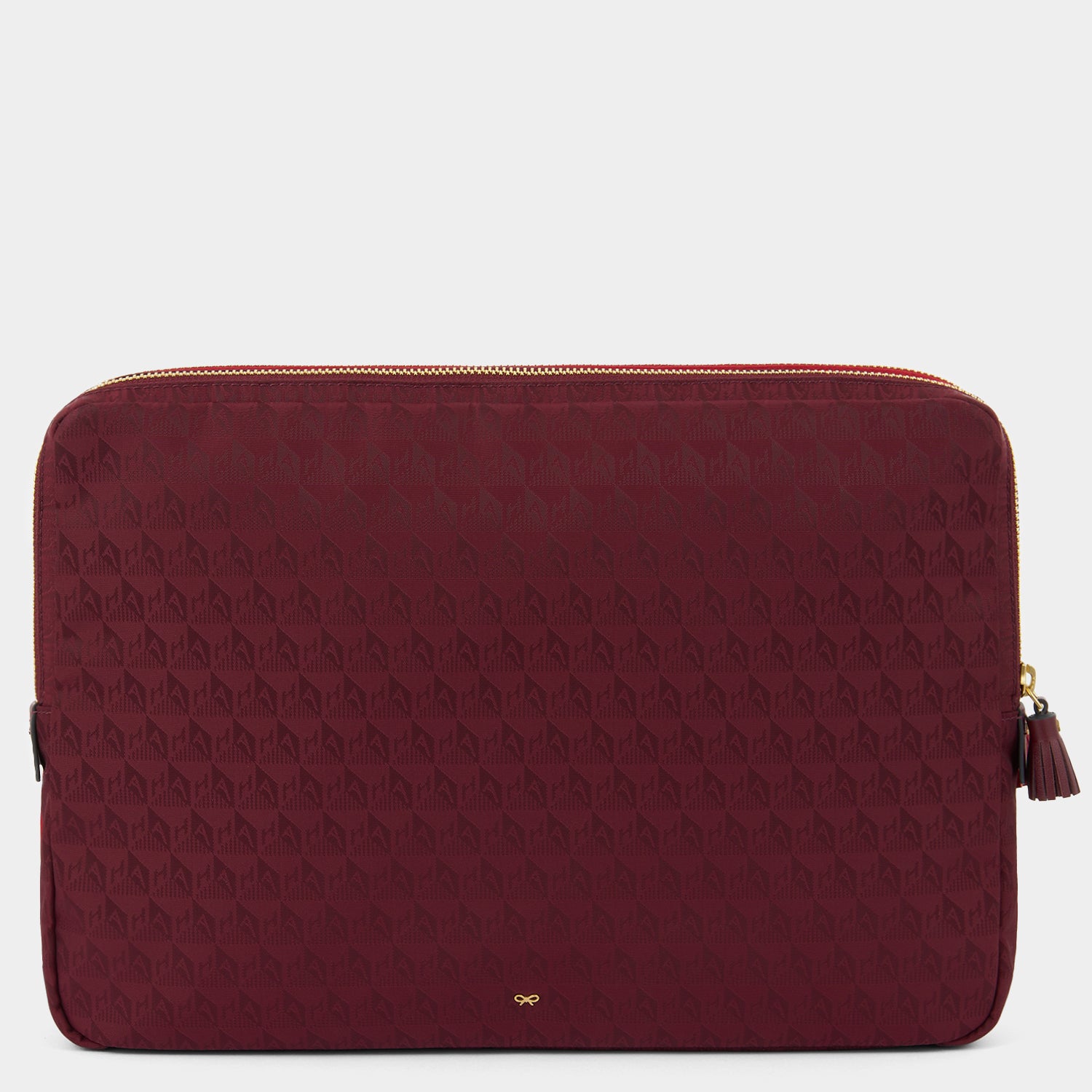 Double Laptop Organiser Case -

          
            Jacquard Nylon in Red/Medium Red -
          

          Anya Hindmarch EU
