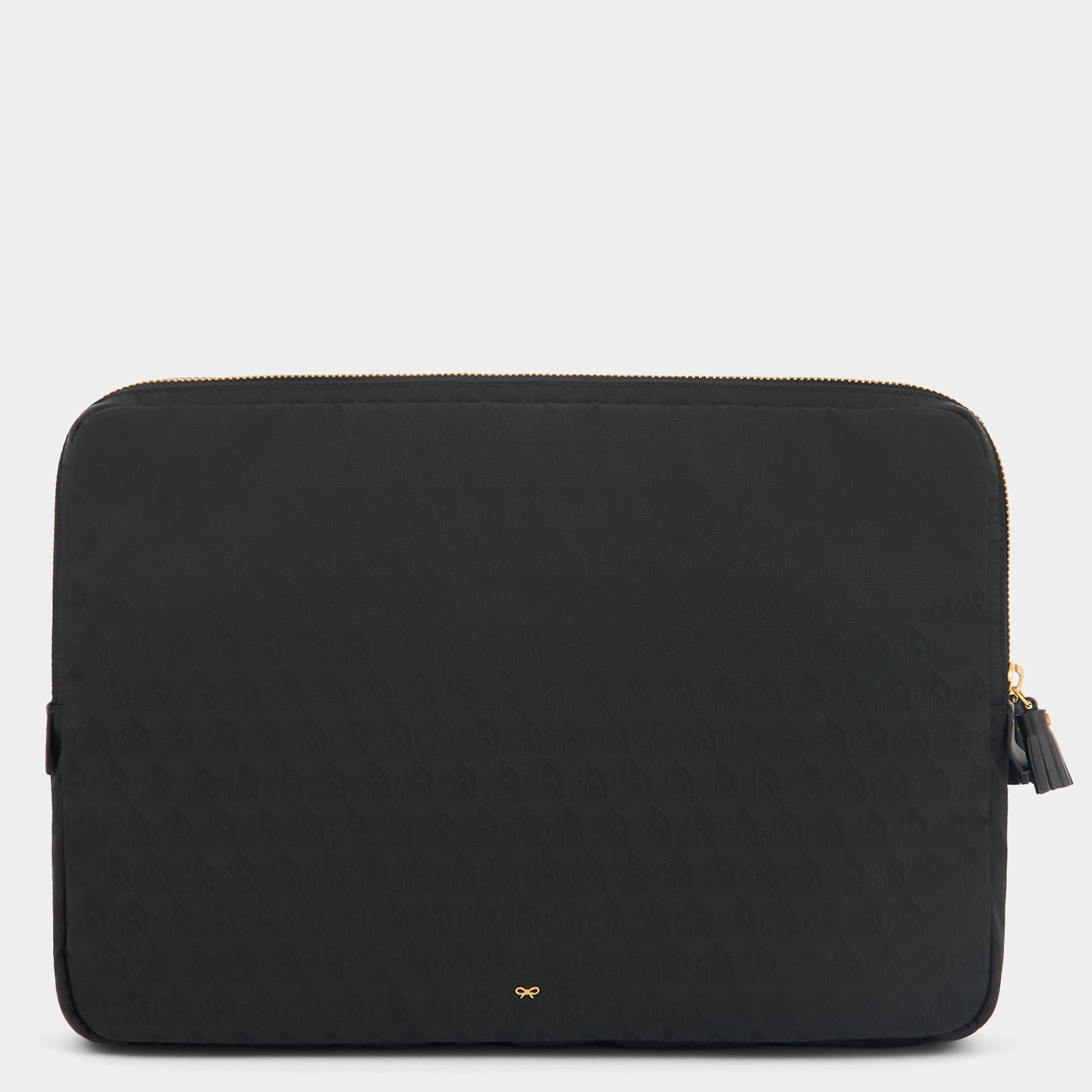 Double Laptop Organiser Case -

          
            Jacquard Nylon in Black -
          

          Anya Hindmarch EU
