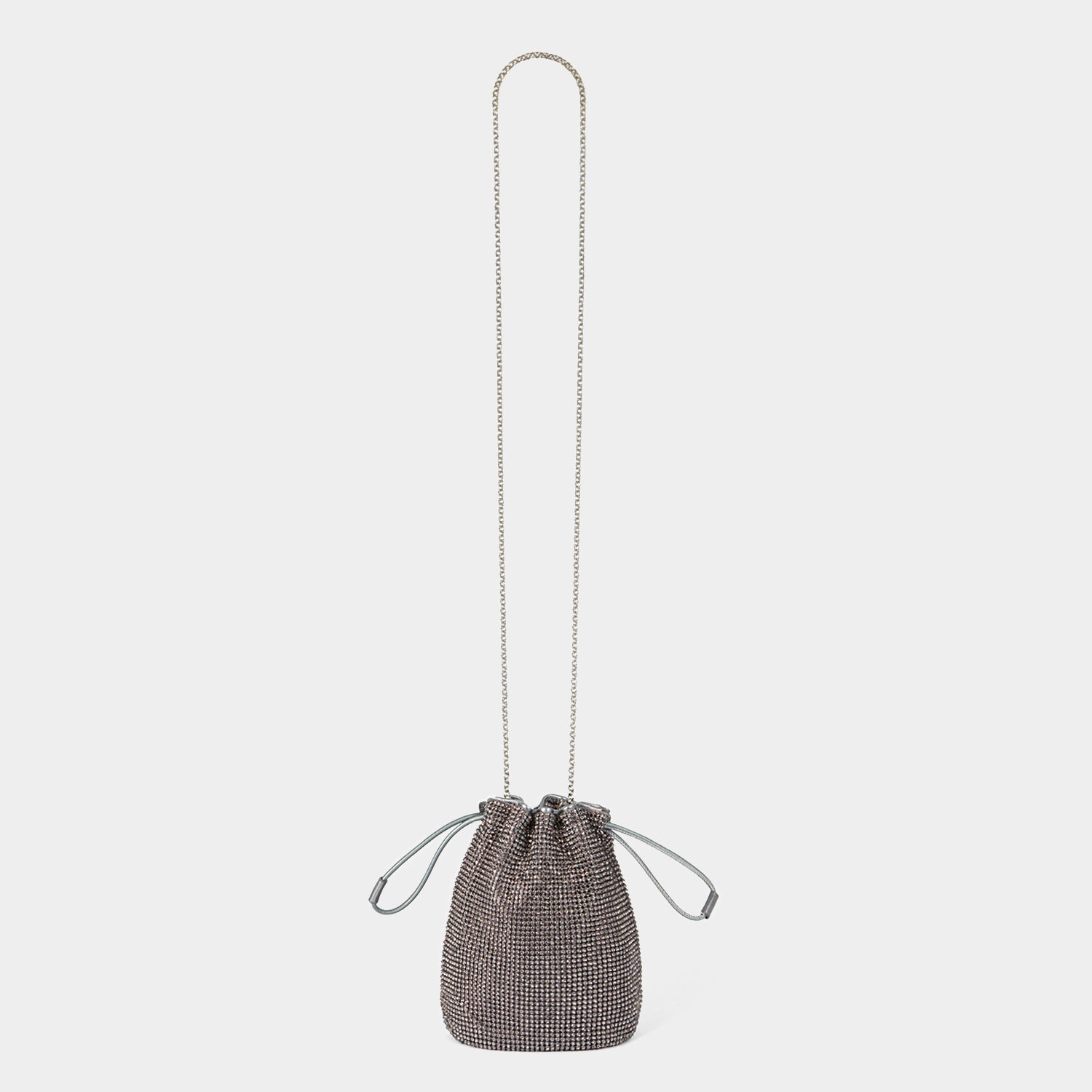 Eyes Crystal Drawstring Pouch -

          
            Crystal Mesh in Anthracite -
          

          Anya Hindmarch EU
