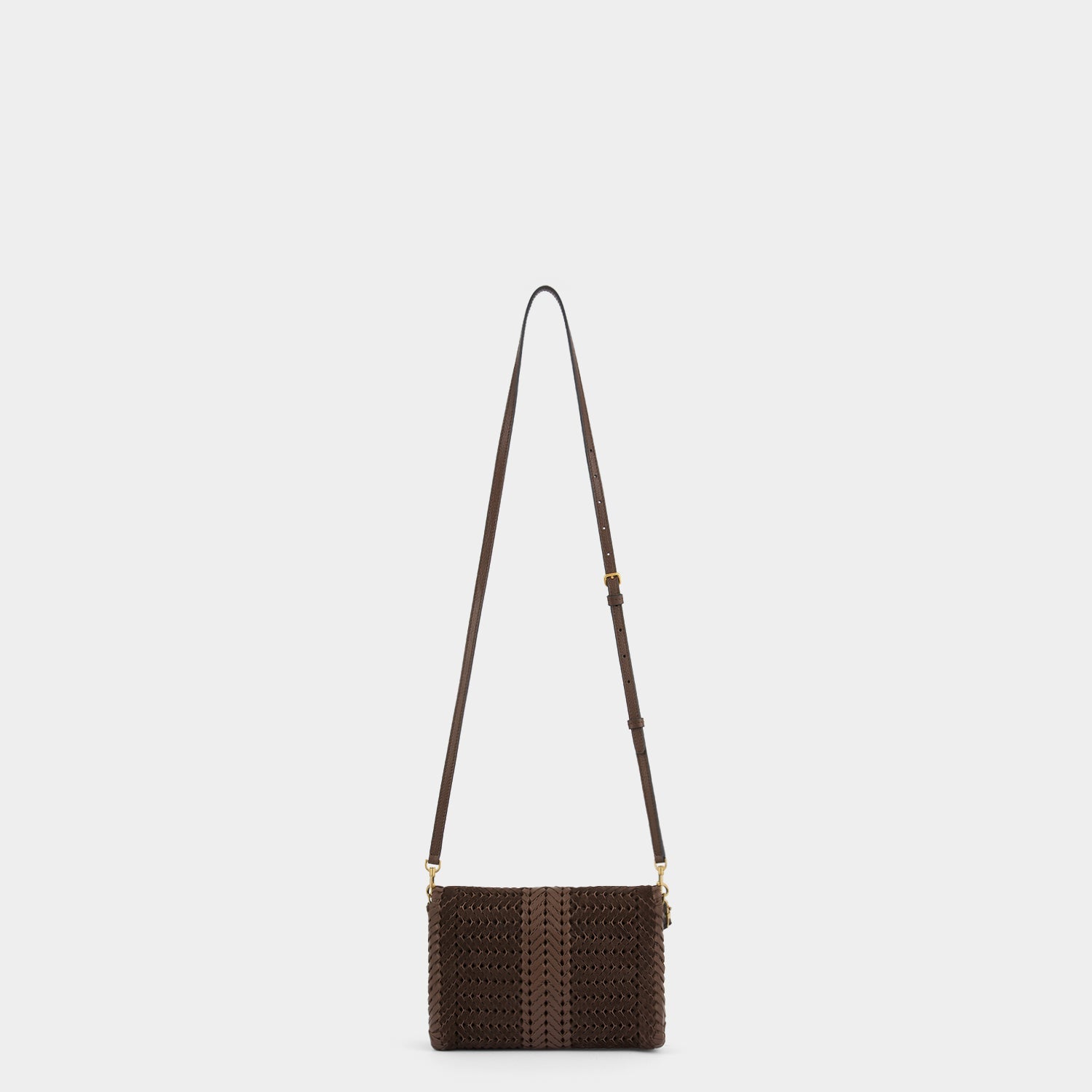 Neeson Cross-body -

          
            Suede Leather in Truffle -
          

          Anya Hindmarch EU
