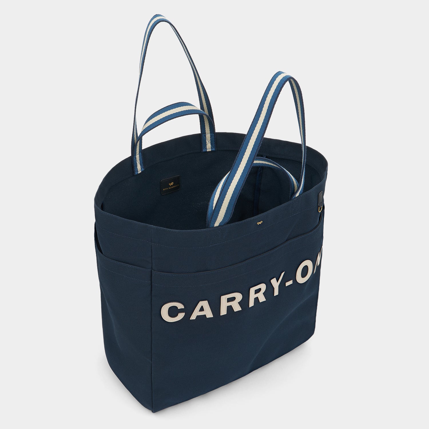 Carry-On Household Tote -

          
            Recycled Canvas in Marine -
          

          Anya Hindmarch EU
