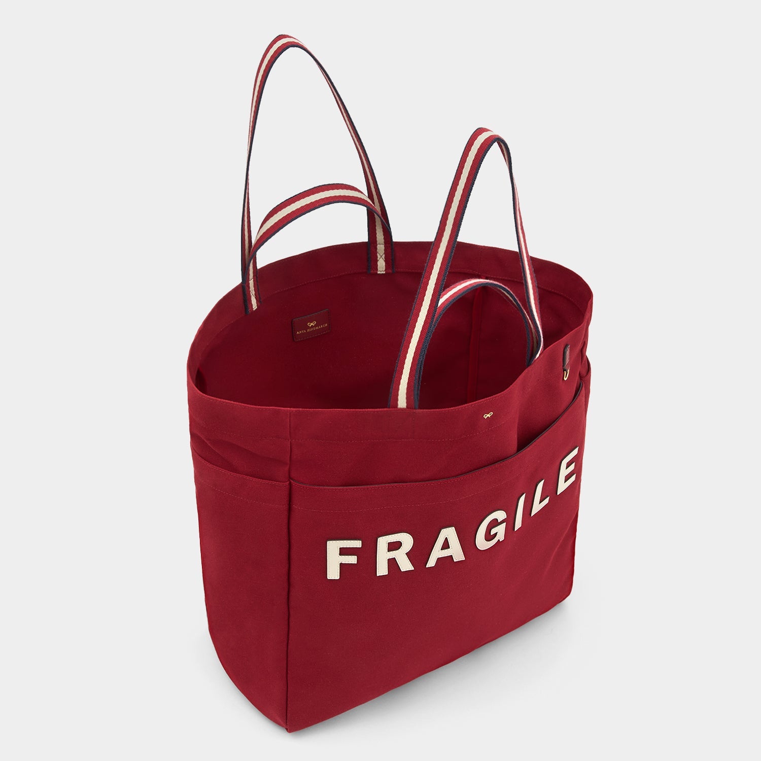 Fragile Household Tote -

          
            Recycled Canvas in Vampire -
          

          Anya Hindmarch EU
