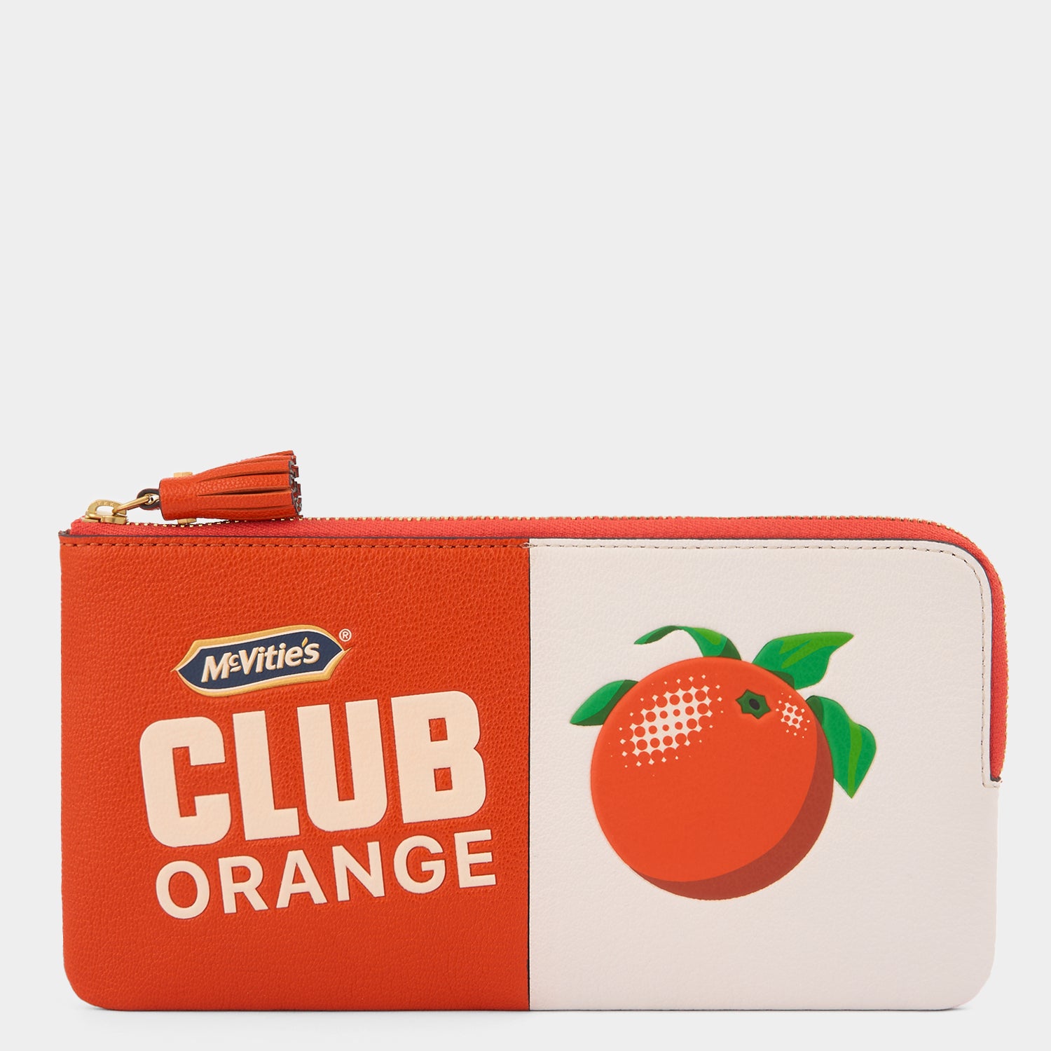 Anya Brands Club Orange Zip Loose Pocket -

          
            Capra Leather in Clementine Orange -
          

          Anya Hindmarch EU
