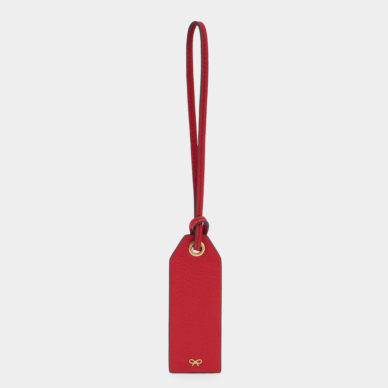 Fragile Luggage Label Charm -

          
            Capra Leather in Bright Red -
          

          Anya Hindmarch EU
