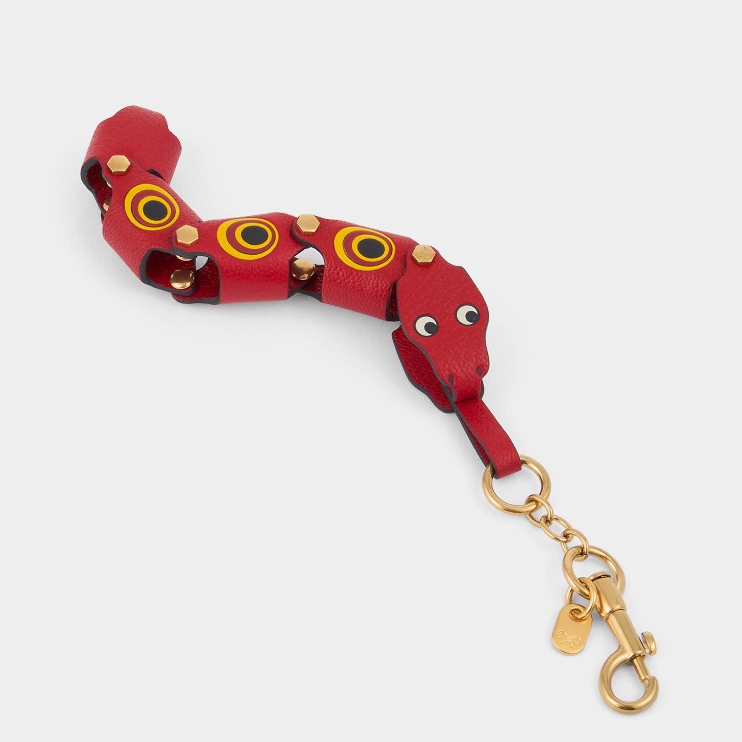 Snake Charm -

          
            Capra Leather in Bright Red -
          

          Anya Hindmarch EU
