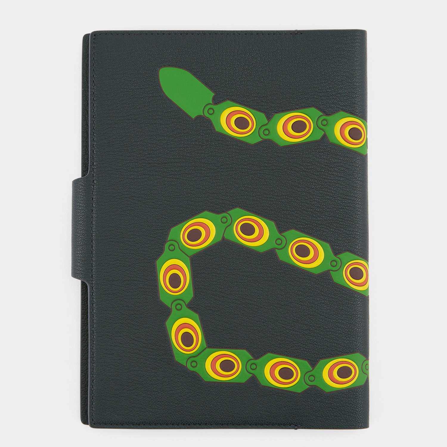 Snake A5 Journal -

          
            Capra Leather in Ink Green -
          

          Anya Hindmarch EU
