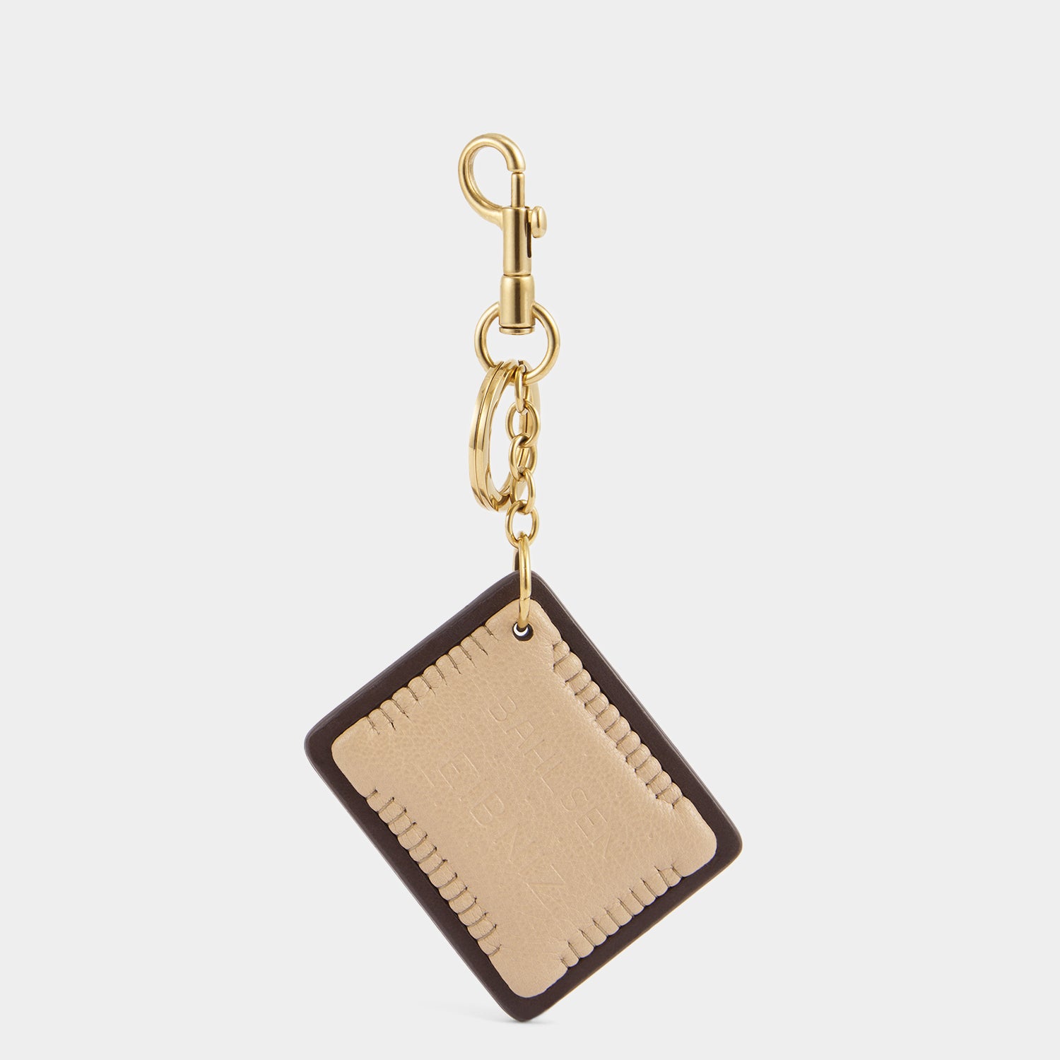 Anya Brands Choco Leibniz Charm -

          
            Capra Leather in Chocolate -
          

          Anya Hindmarch EU
