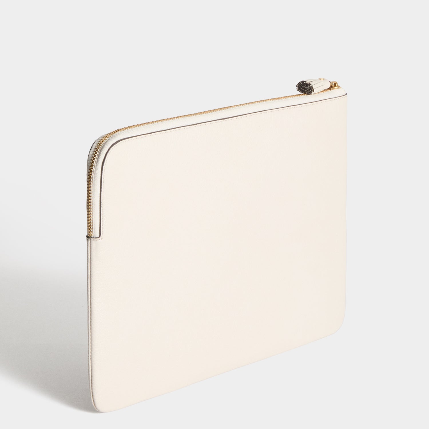 All Over Stickers Laptop Case -

          
            Capra Leather in Chalk -
          

          Anya Hindmarch EU
