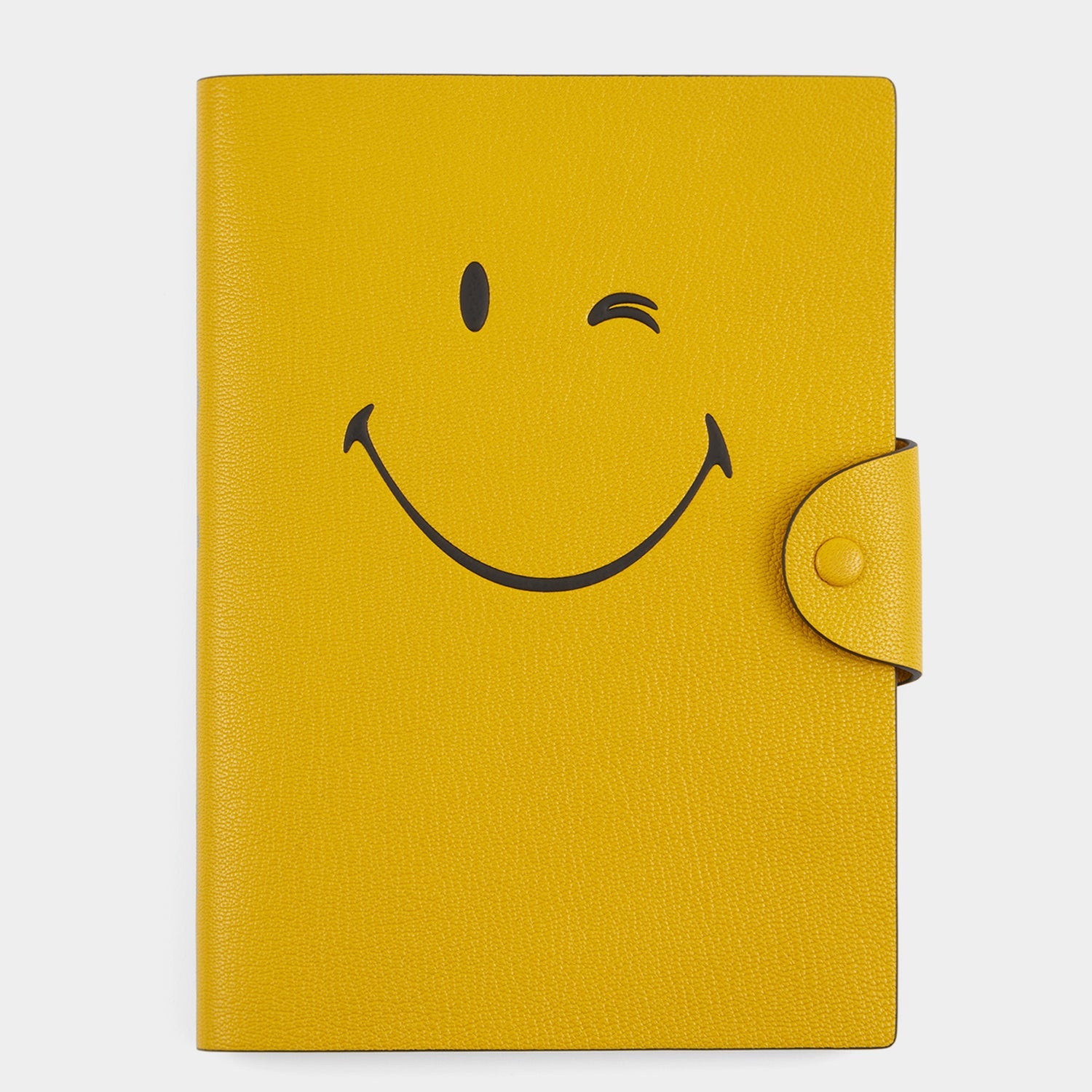 Wink A5 Journal -

          
            Capra Leather in Mustard Yellow -
          

          Anya Hindmarch EU
