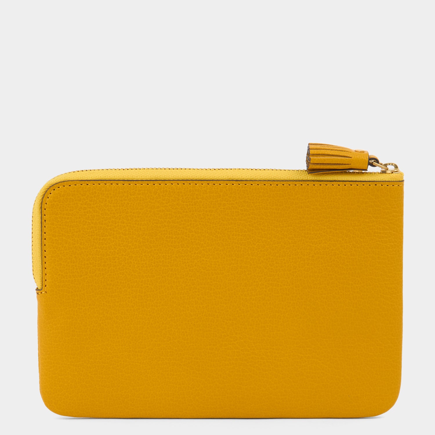 Wink Zip Loose Pocket -

          
            Capra Leather in Mustard Yellow -
          

          Anya Hindmarch EU
